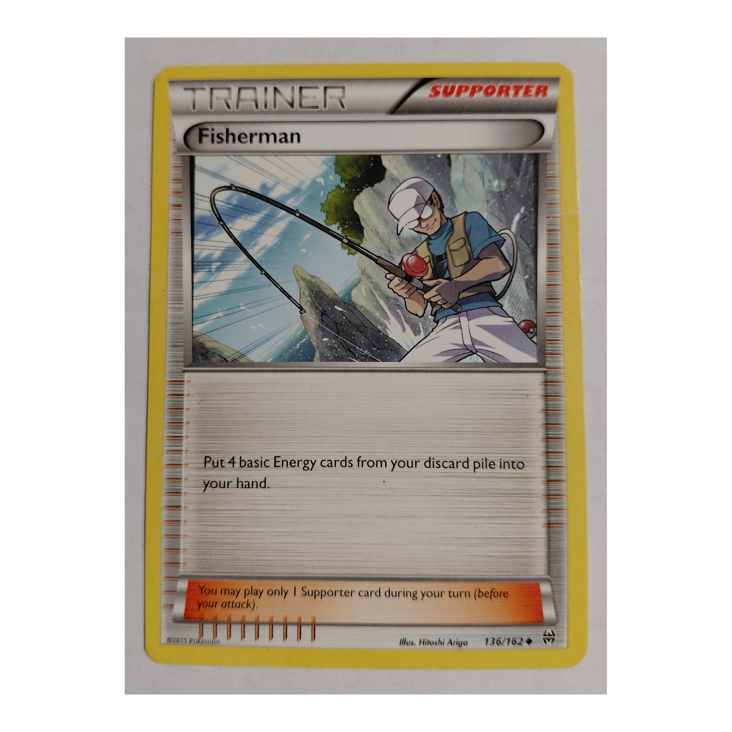 Fisherman Uncommon XY8: BREAKthrough 136/162 NM