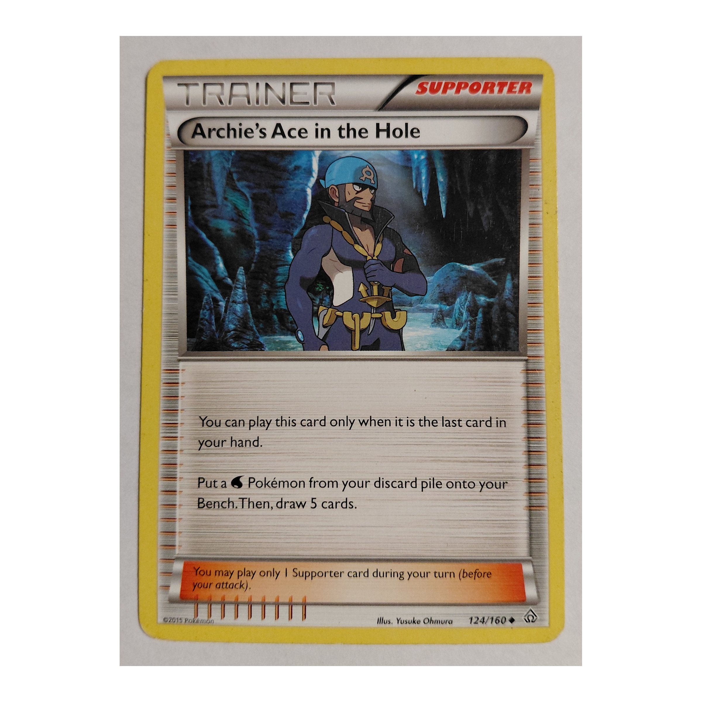 Archie's Ace in the Hole Uncommon XY5: Primal Clash 124/160 NM
