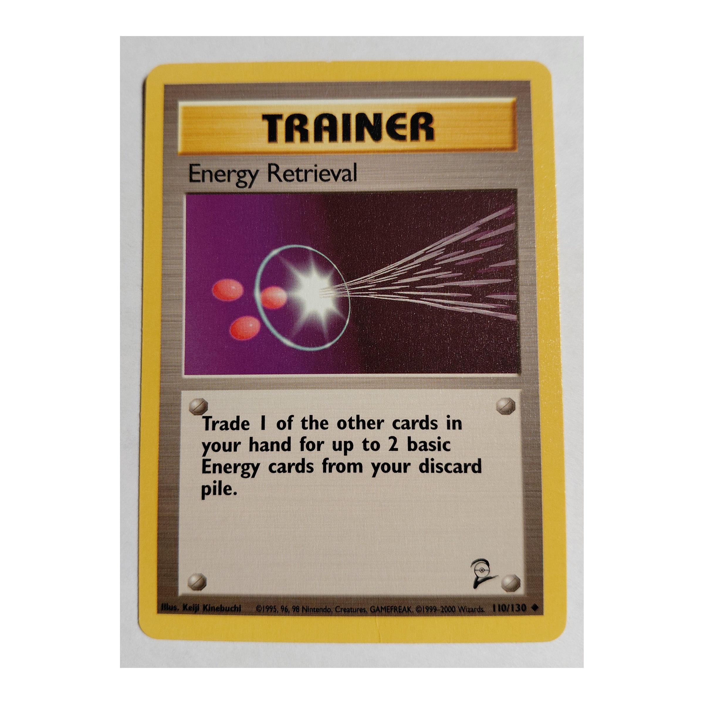 Energy Retrieval Uncommon BASE4: Base Set 2 110/130 NM