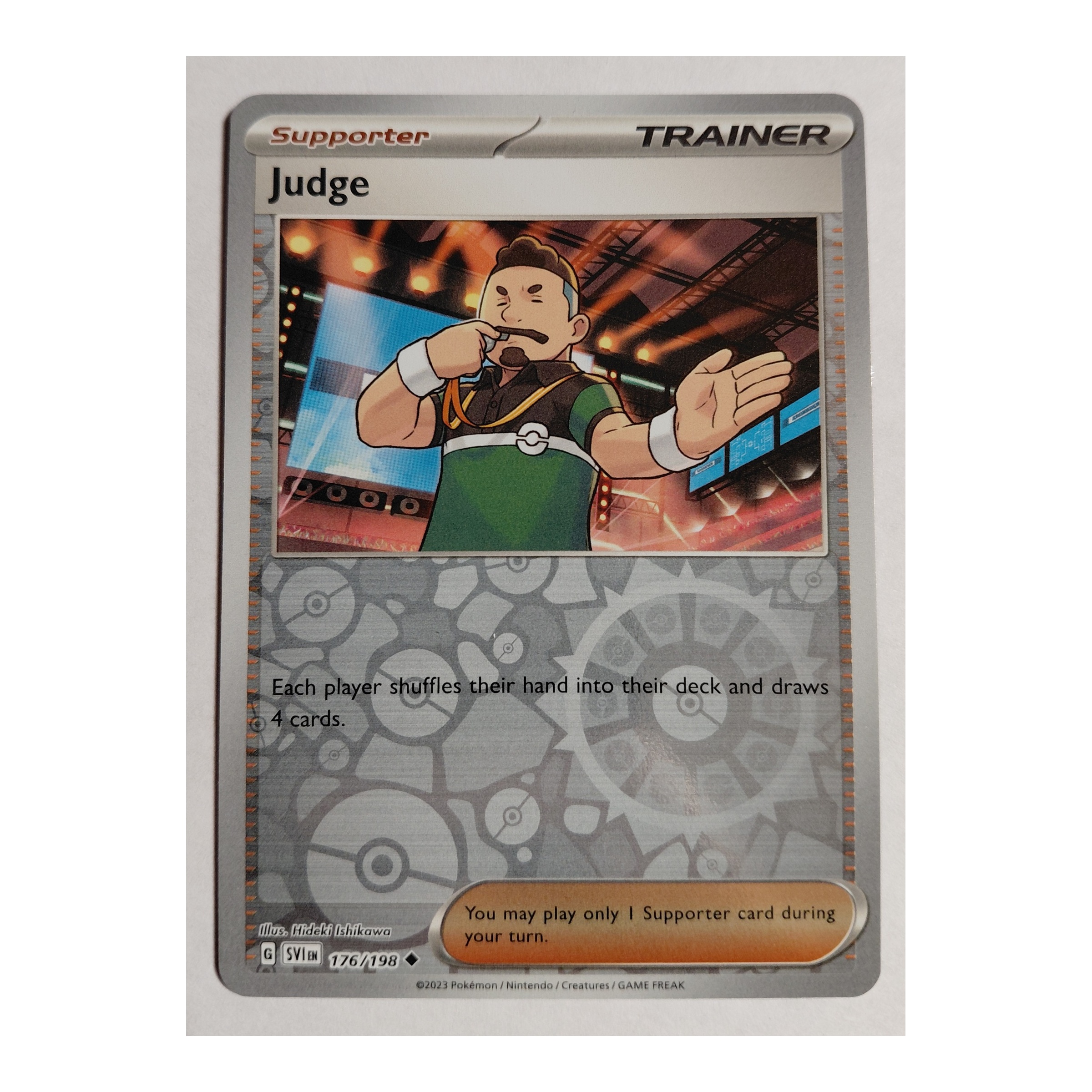 Judge Uncommon SV01: Scarlet & Violet 176/198 NM Reverse Holo
