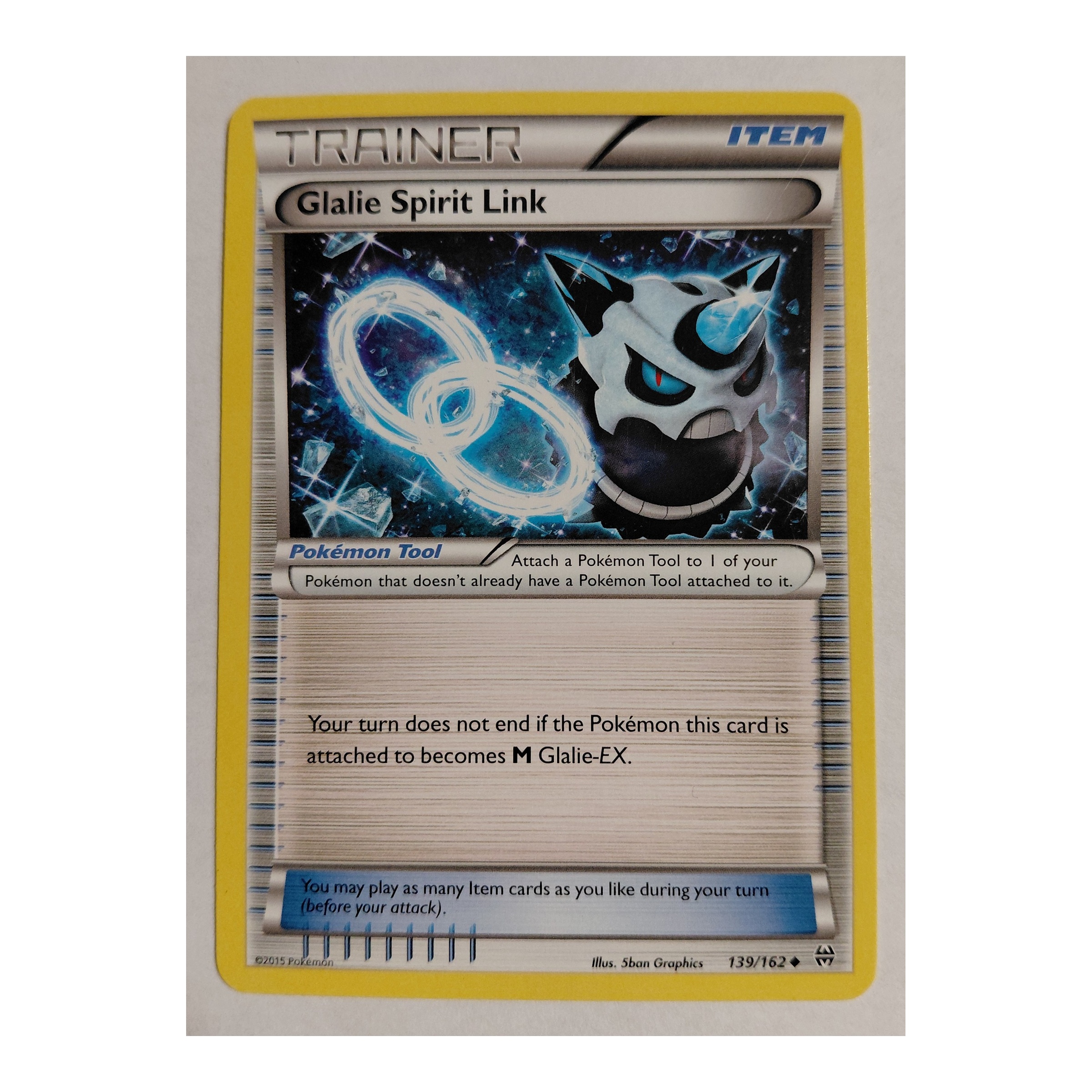 Glalie Spirit Link Uncommon XY8: BREAKthrough 139/162 NM