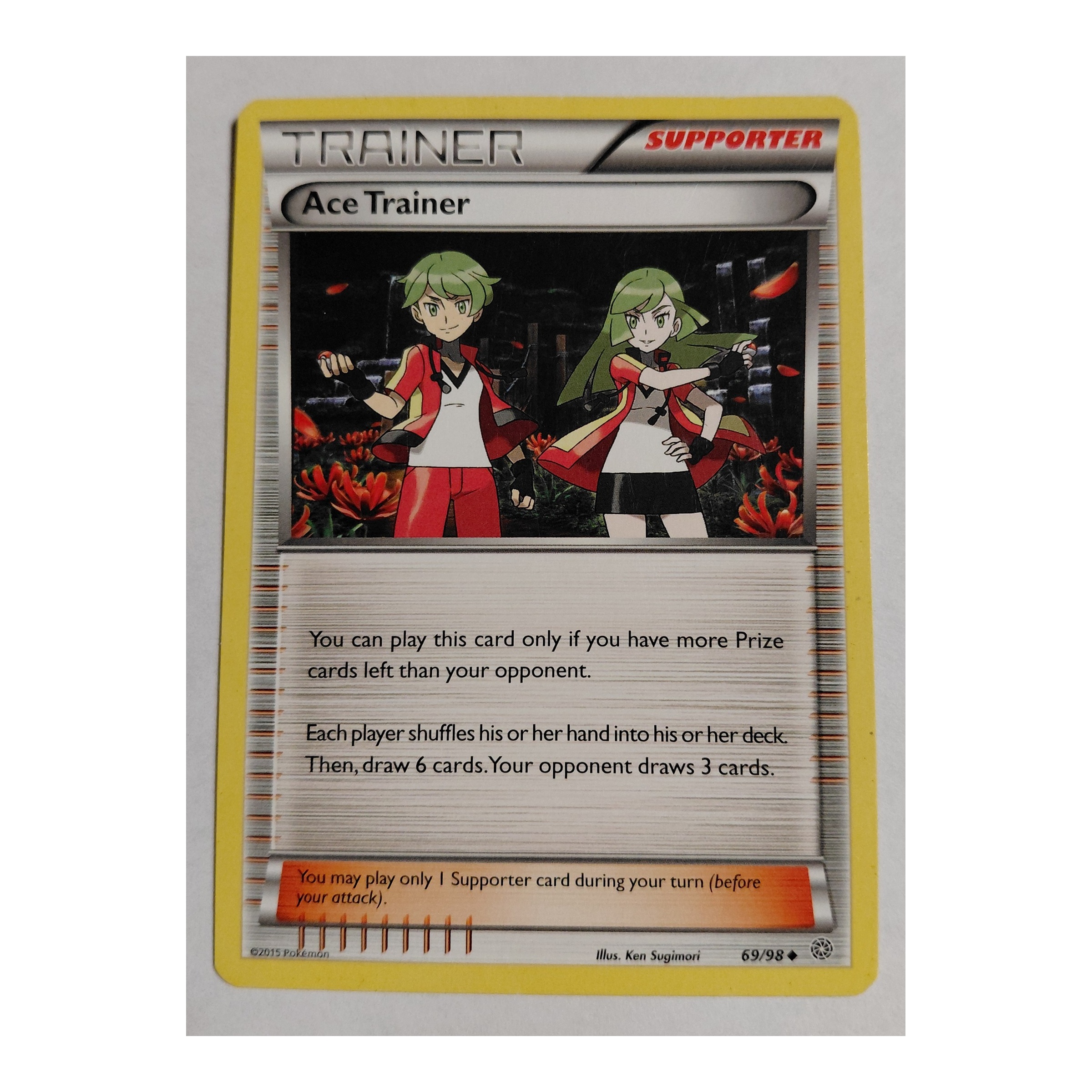 Ace Trainer Uncommon XY7: Ancient Origins 69/098 NM