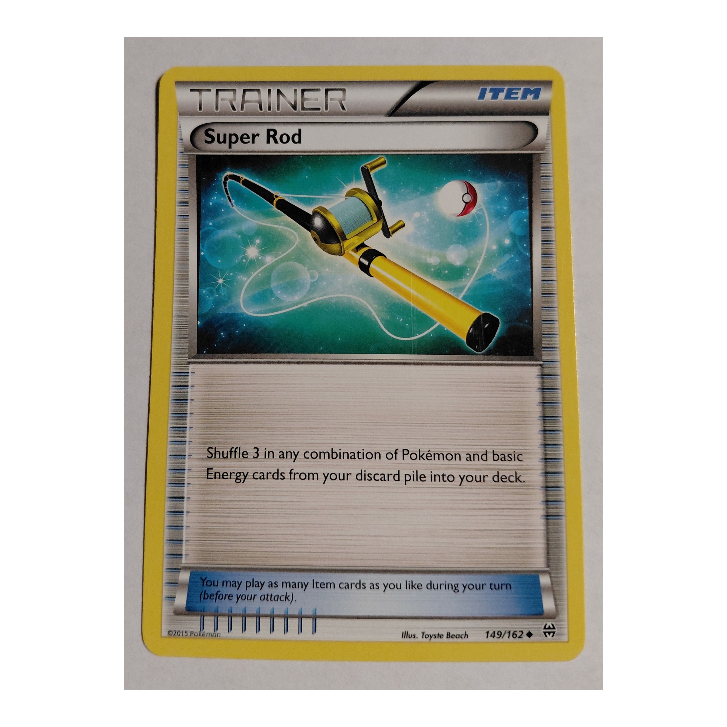 Super Rod Uncommon XY8: BREAKthrough 149/162 NM