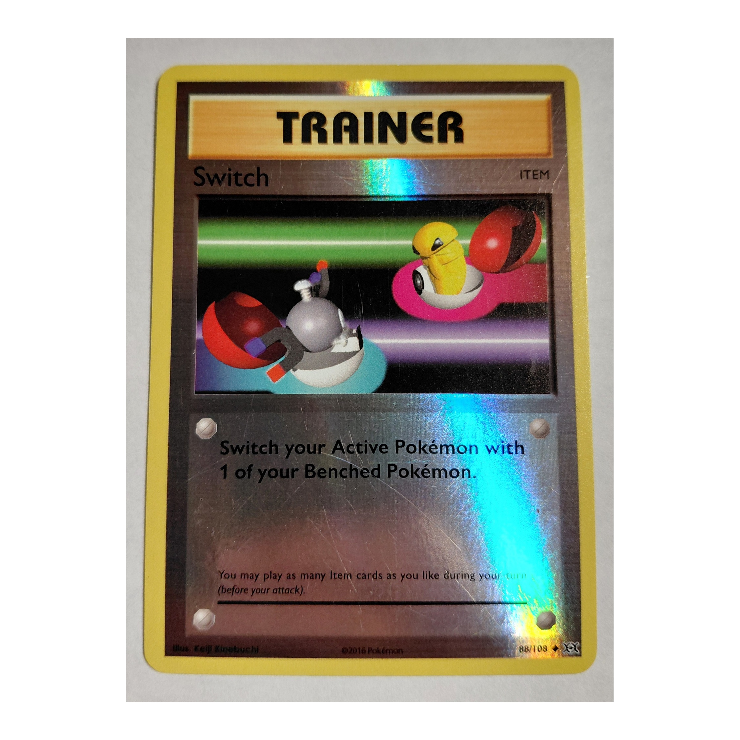 Switch Uncommon XY12: Evolutions 88/108 NM Reverse Holo