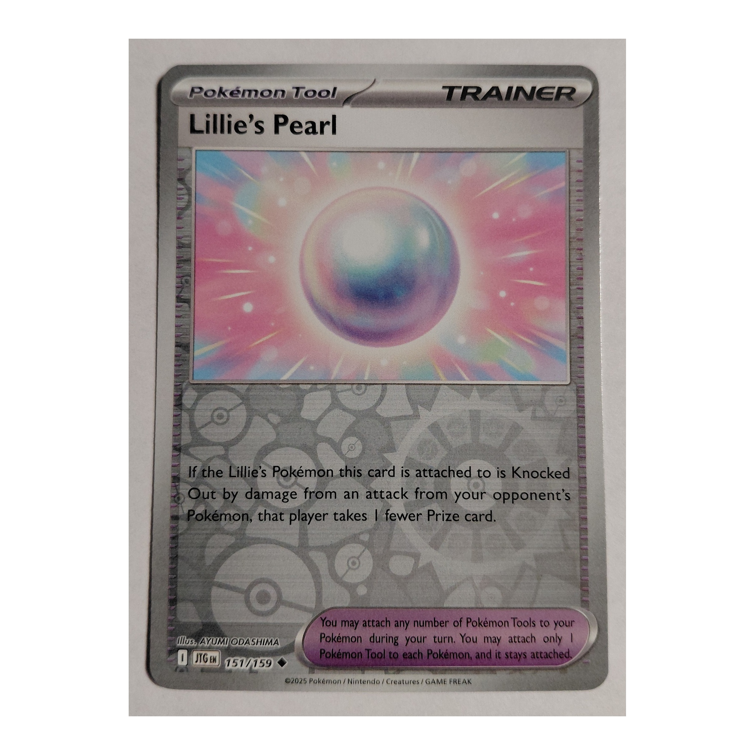 Lillie's Pearl Uncommon SV09: Journey Together 151/159 NM Reverse Holo
