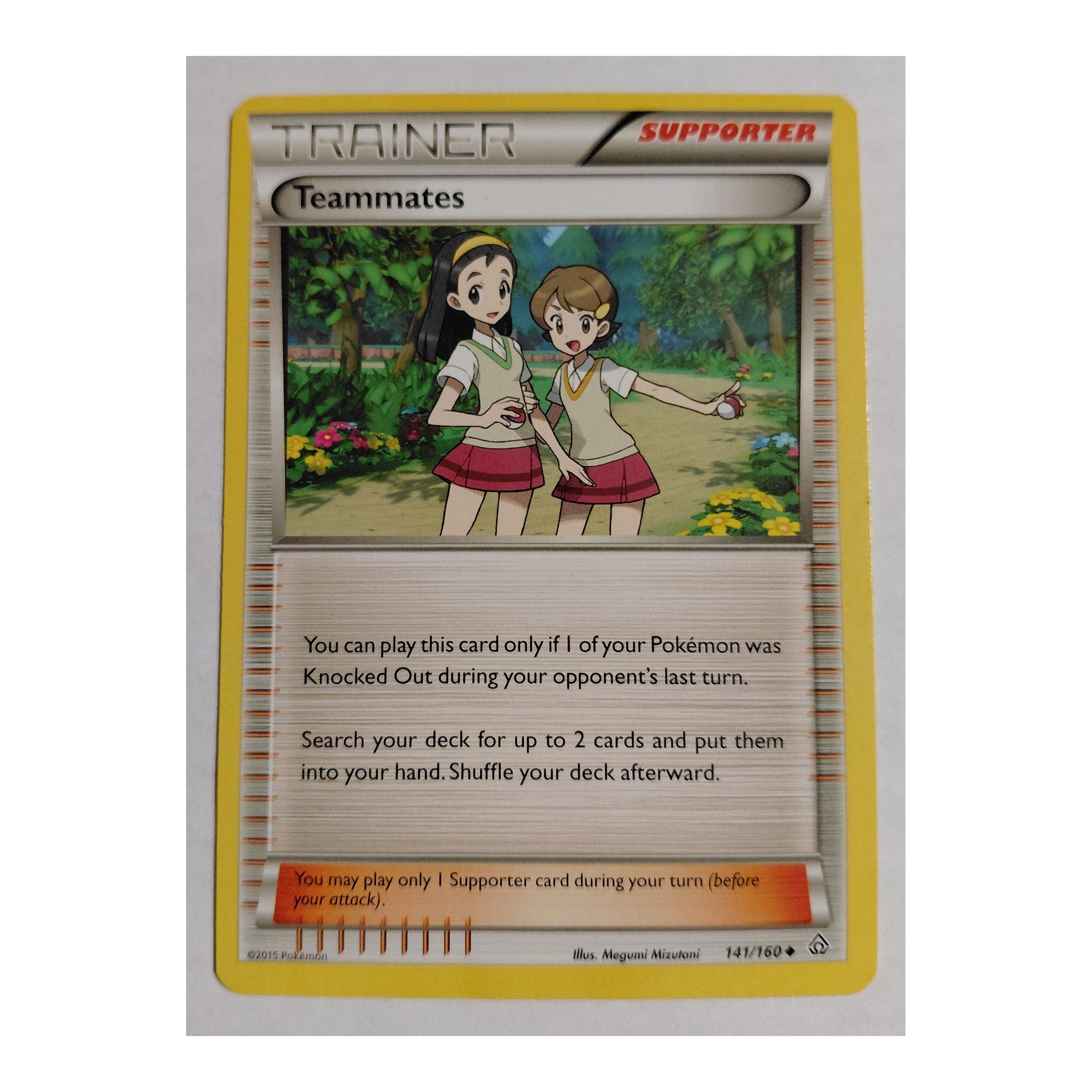 Teammates Uncommon XY5: Primal Clash 141/160 NM