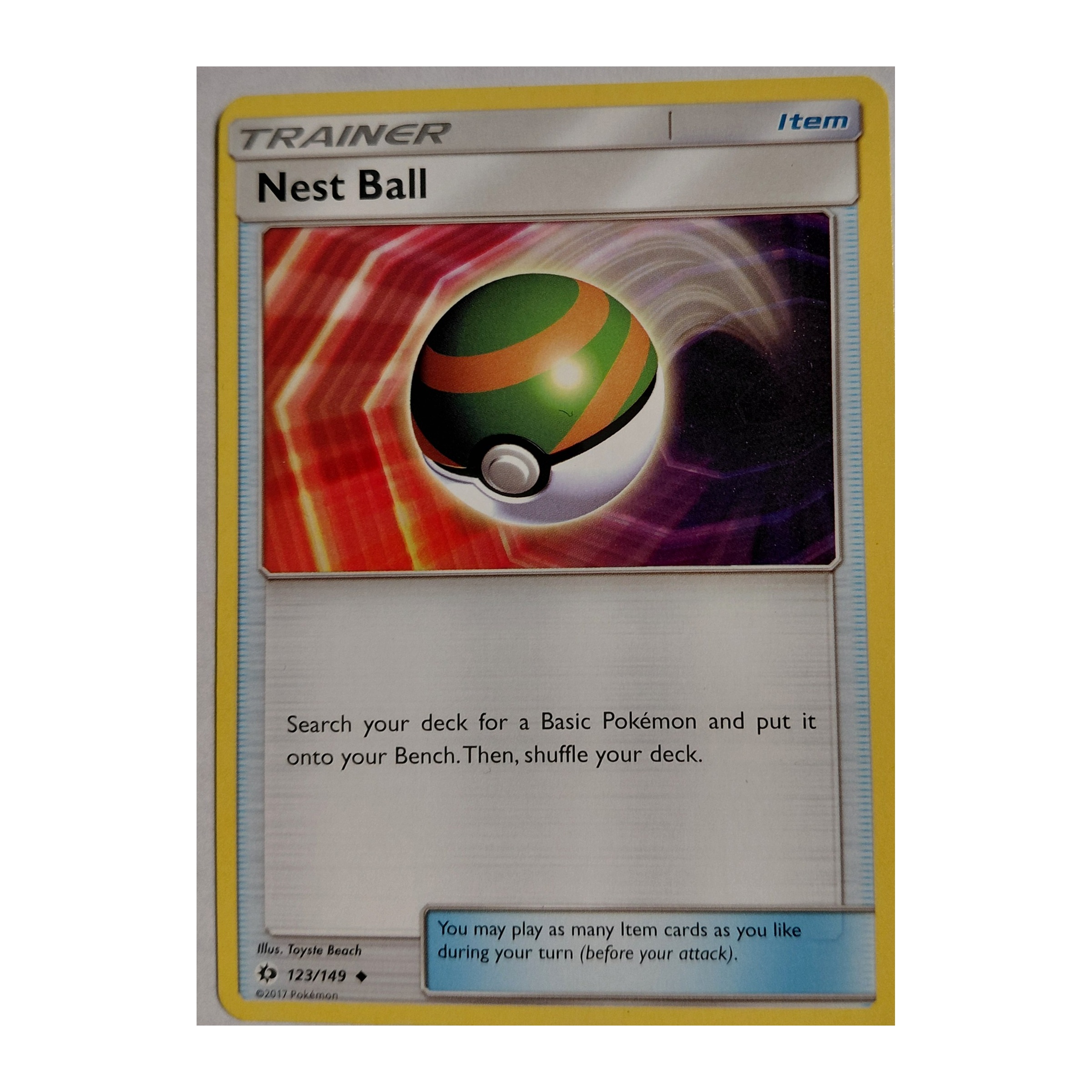 Nest Ball Uncommon SM1: Sun & Moon 123/149 NM