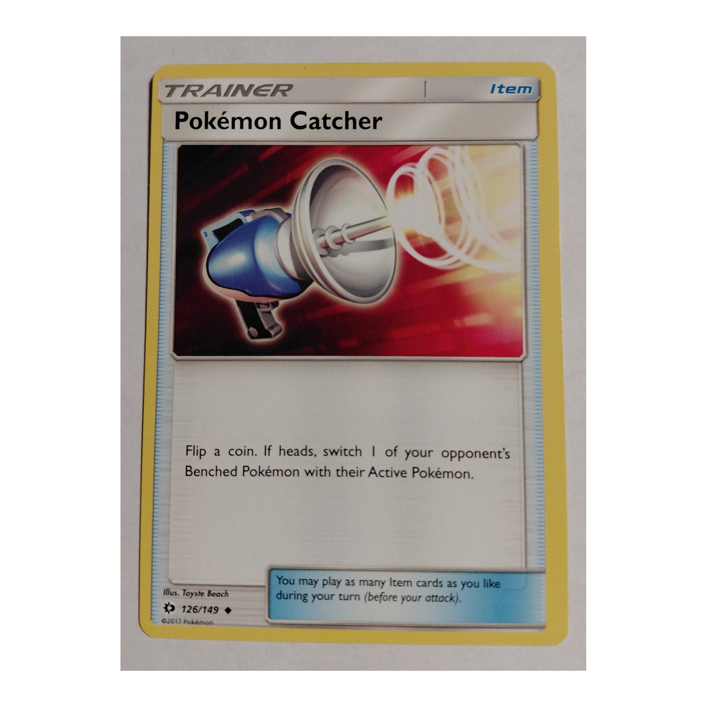 Pokémon Catcher Uncommon SM1: Sun & Moon 126/149 NM