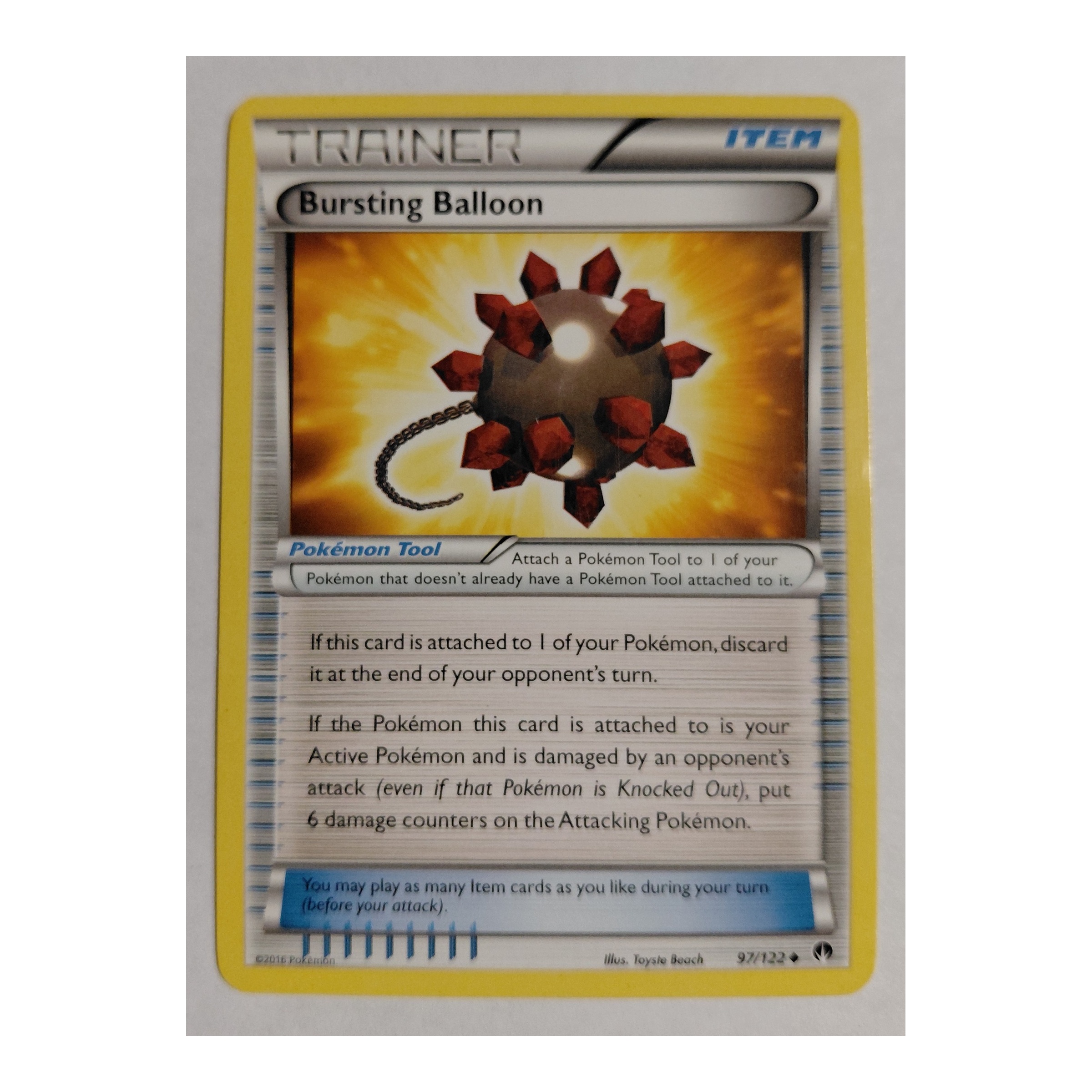 Bursting Balloon Uncommon XY9: BREAKpoint 97/122 NM