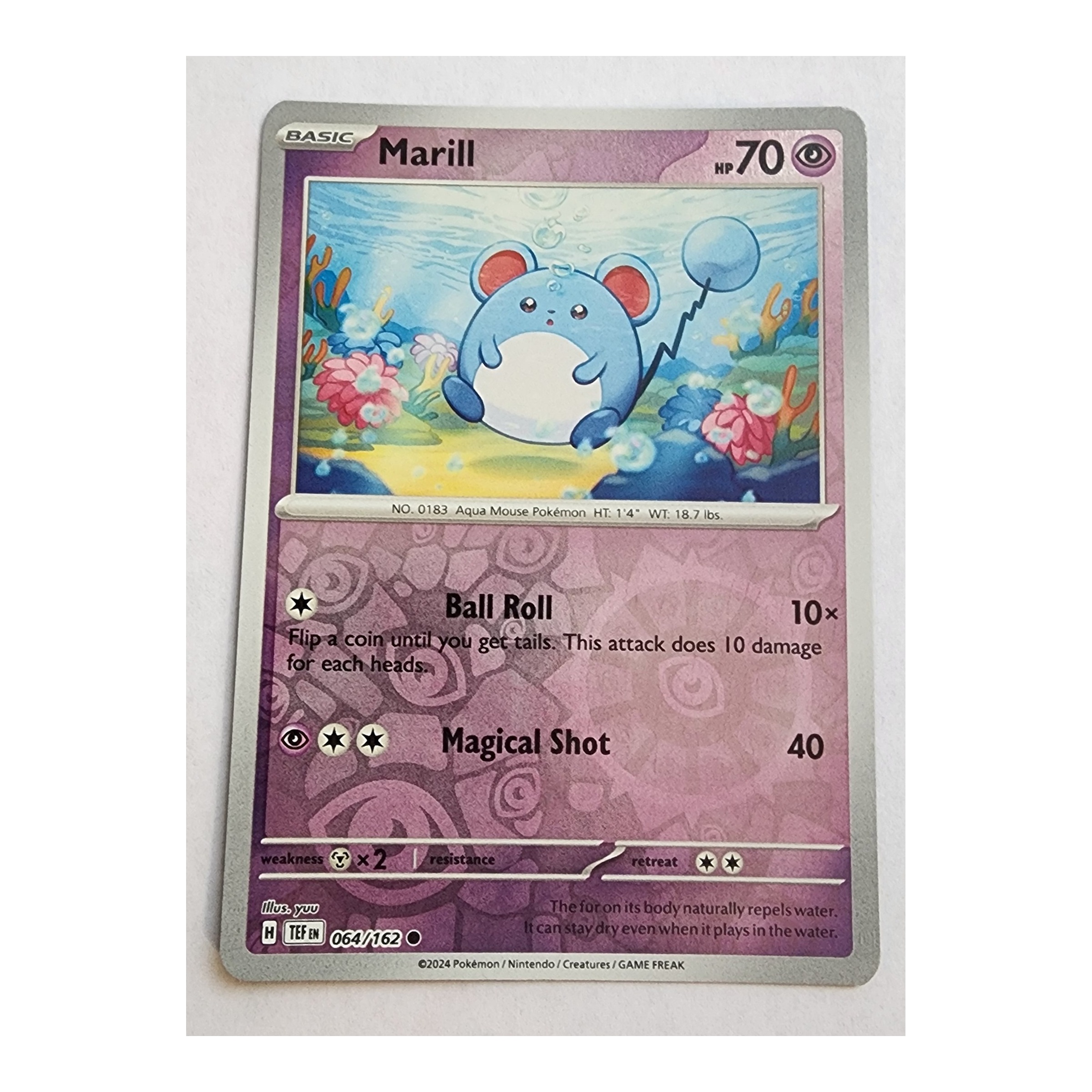Marill Common SV05: Temporal Forces 064/162 NM Reverse Holo