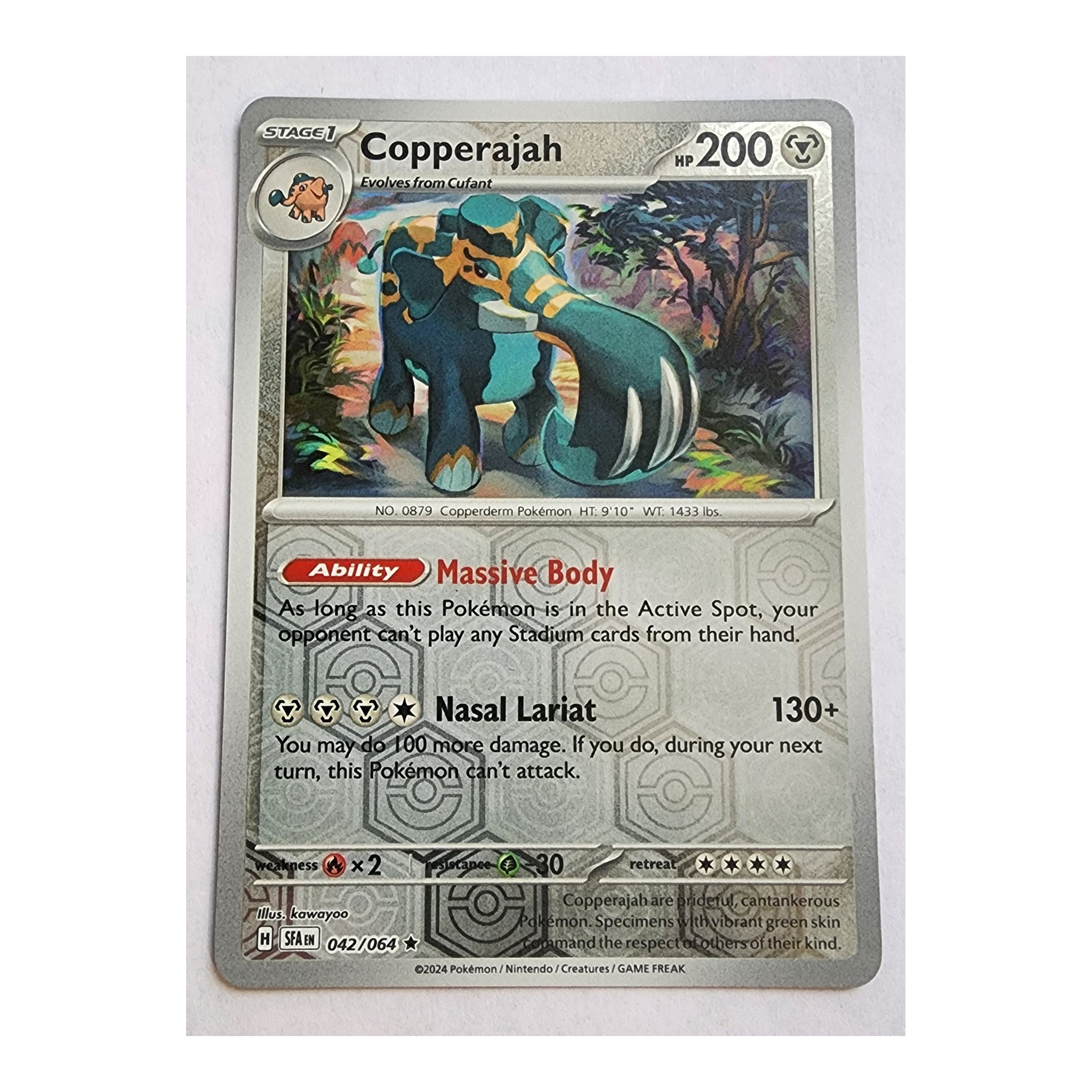 Copperajah Rare SV06.5: Shrouded Fable 042/064 NM Reverse Holo