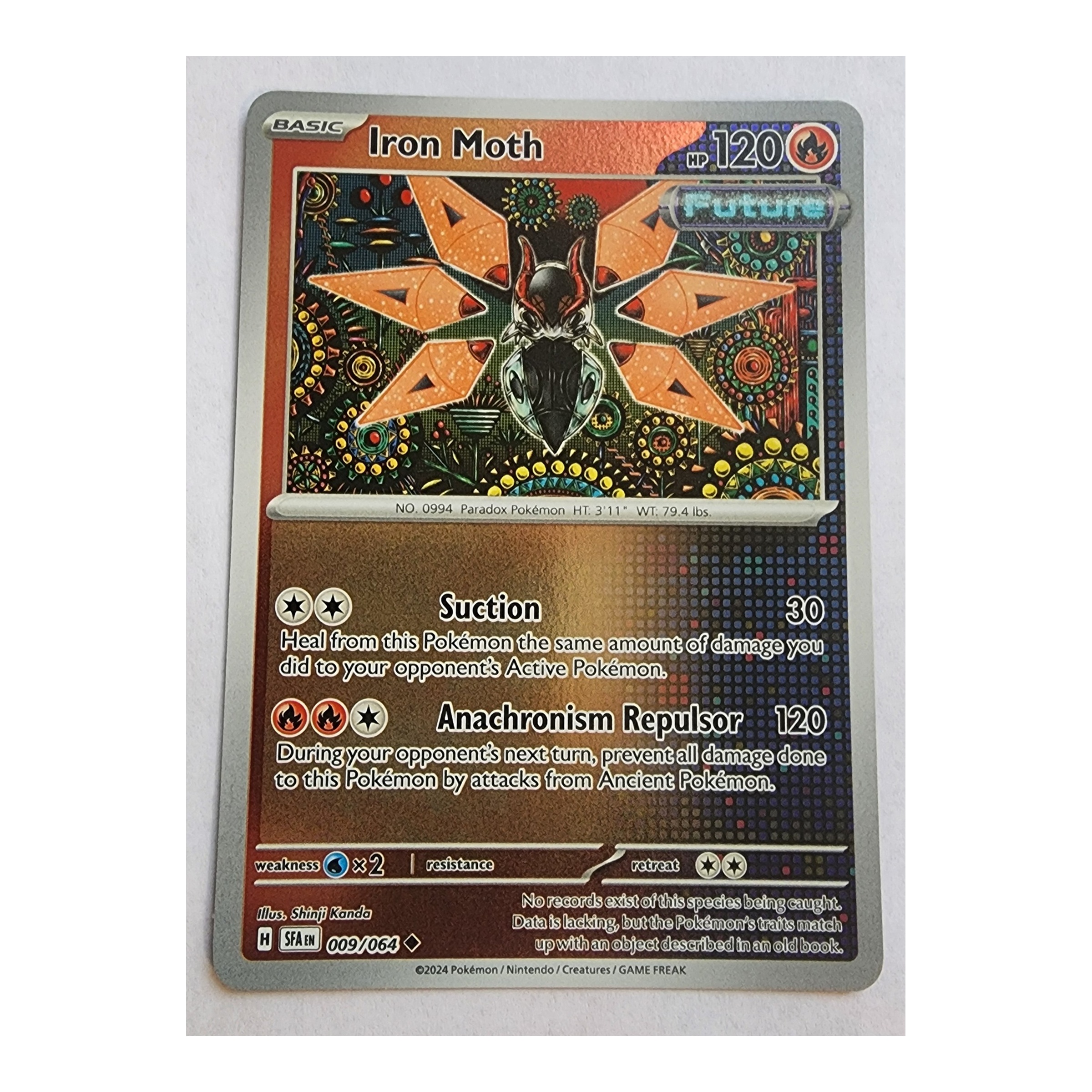 Iron Moth Uncommon SV06.5: Shrouded Fable 009/064 NM Reverse Holo