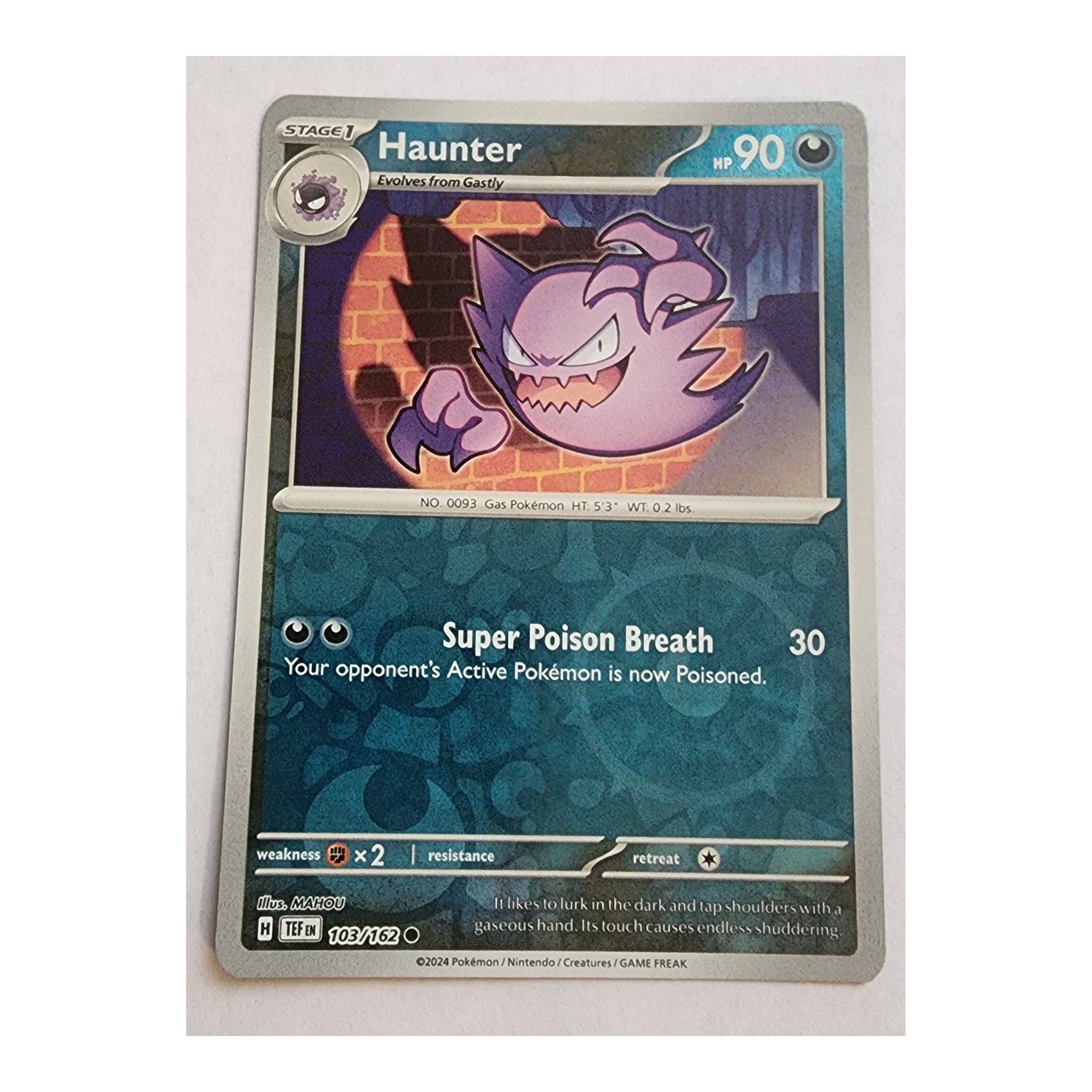 Haunter Common SV05: Temporal Forces 103/162 NM Reverse Holo