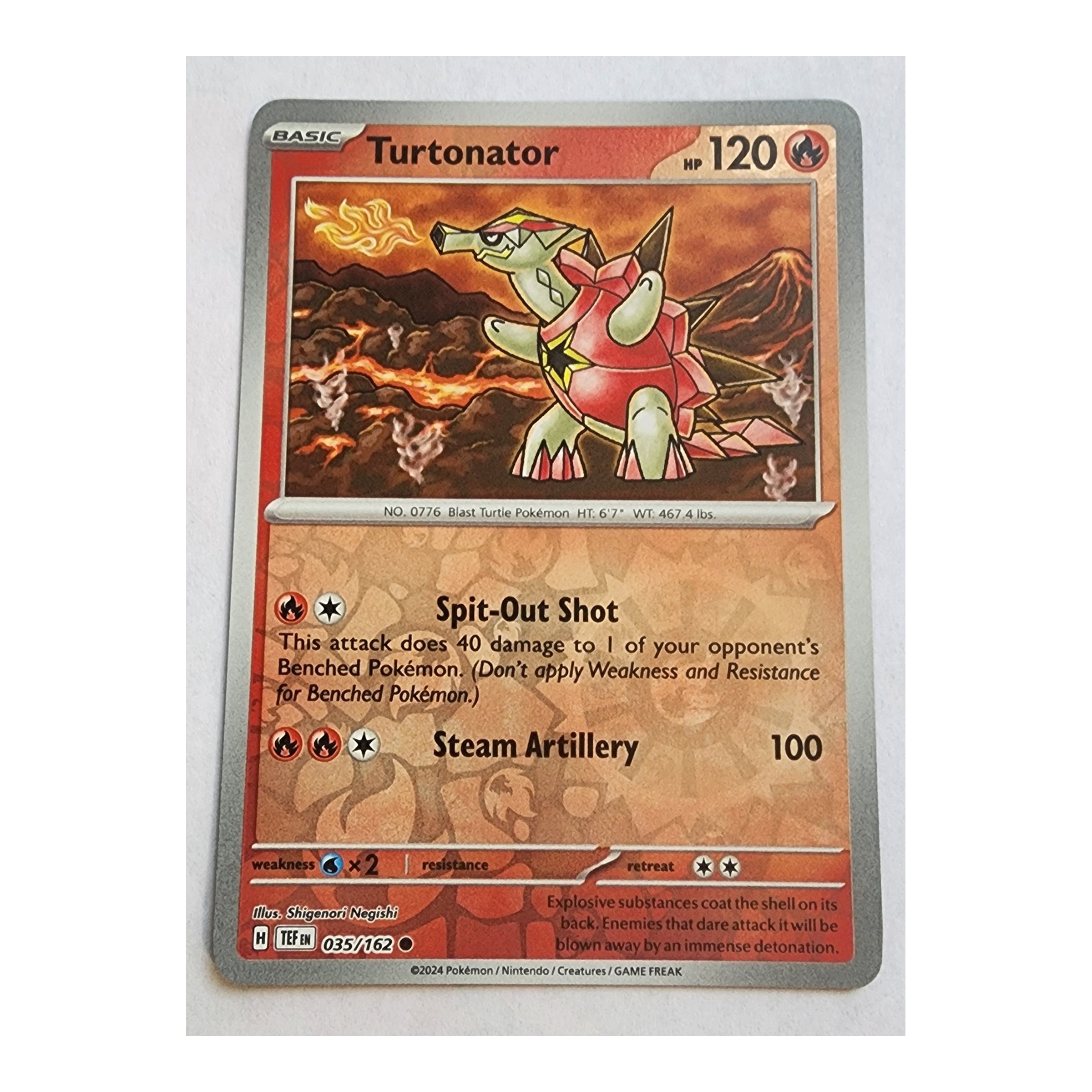 Turtonator Common SV05: Temporal Forces 035/162 NM Reverse Holo