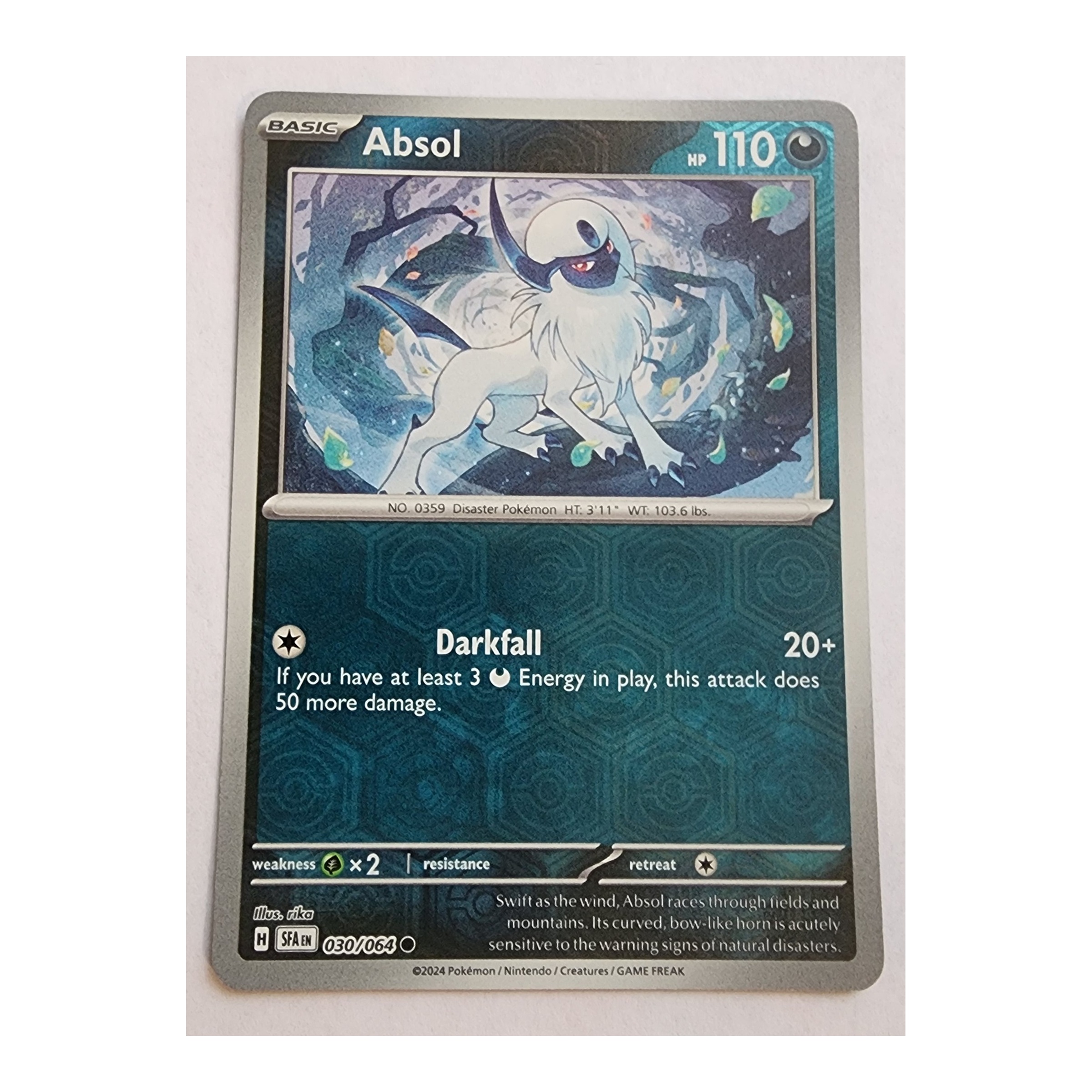 Absol Common SV06.5: Shrouded Fable 030/064 NM Reverse Holo