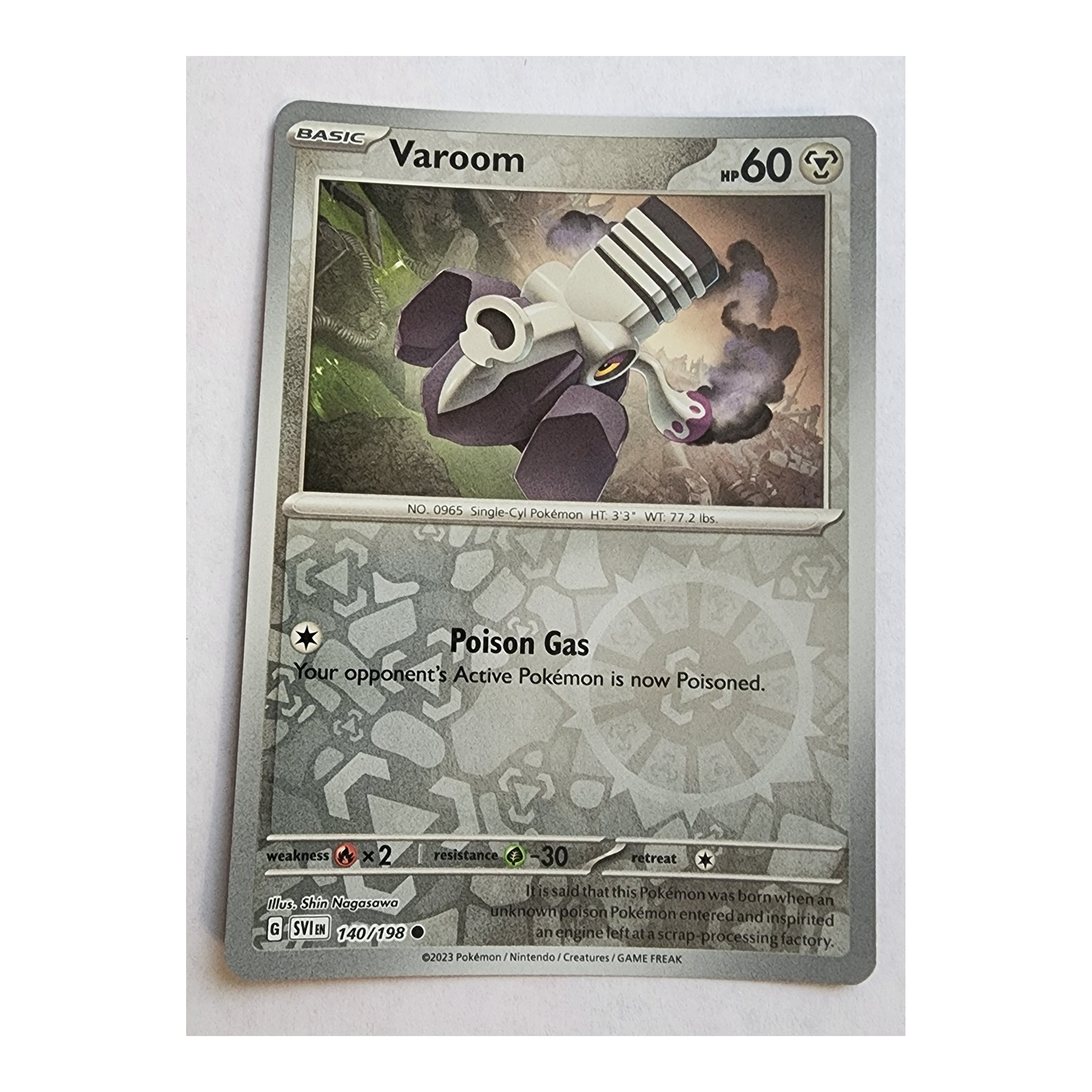 Varoom Common SV01: Scarlet & Violet 140/198 NM Reverse Holo