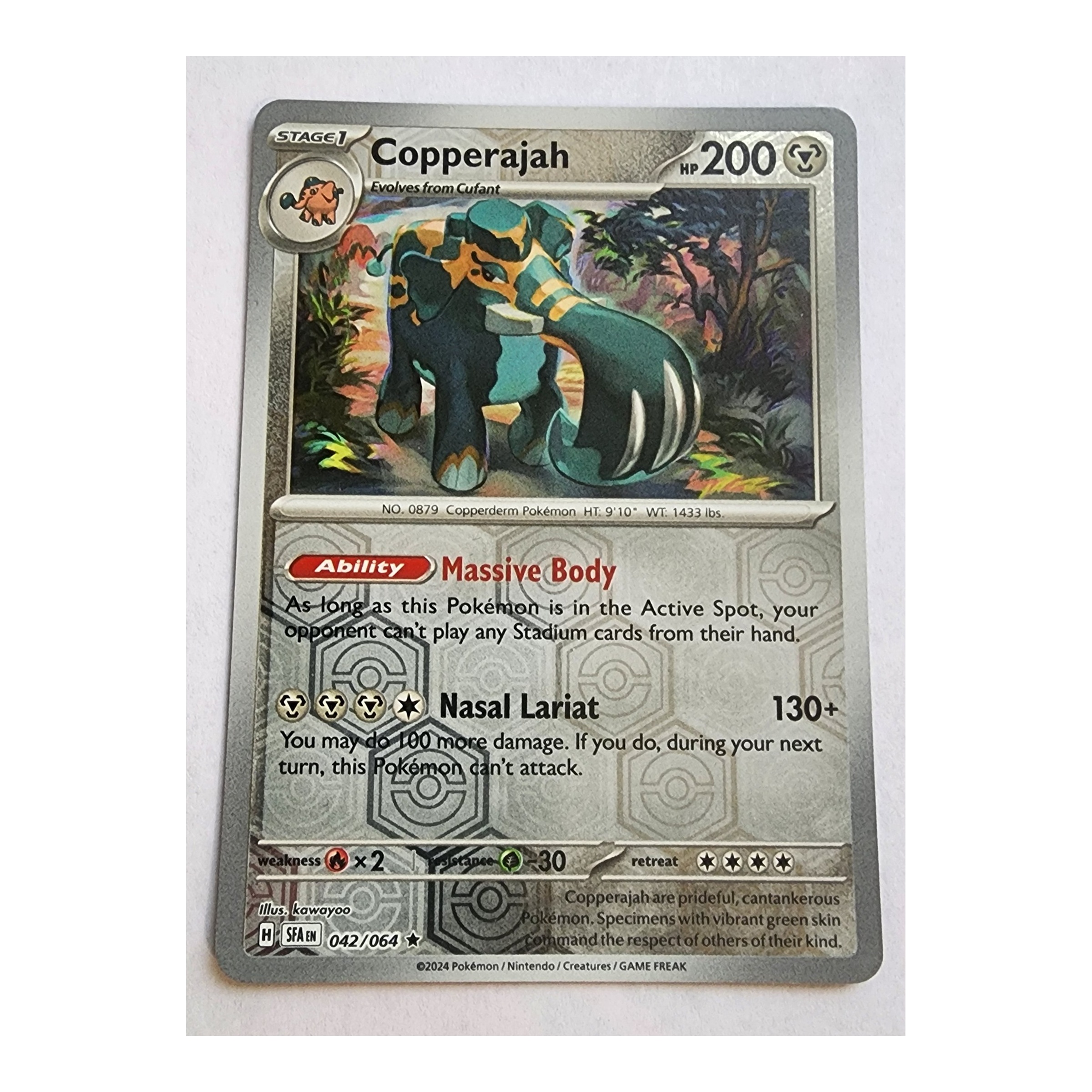 Copperajah Rare SV06.5: Shrouded Fable 042/064 NM Reverse Holo