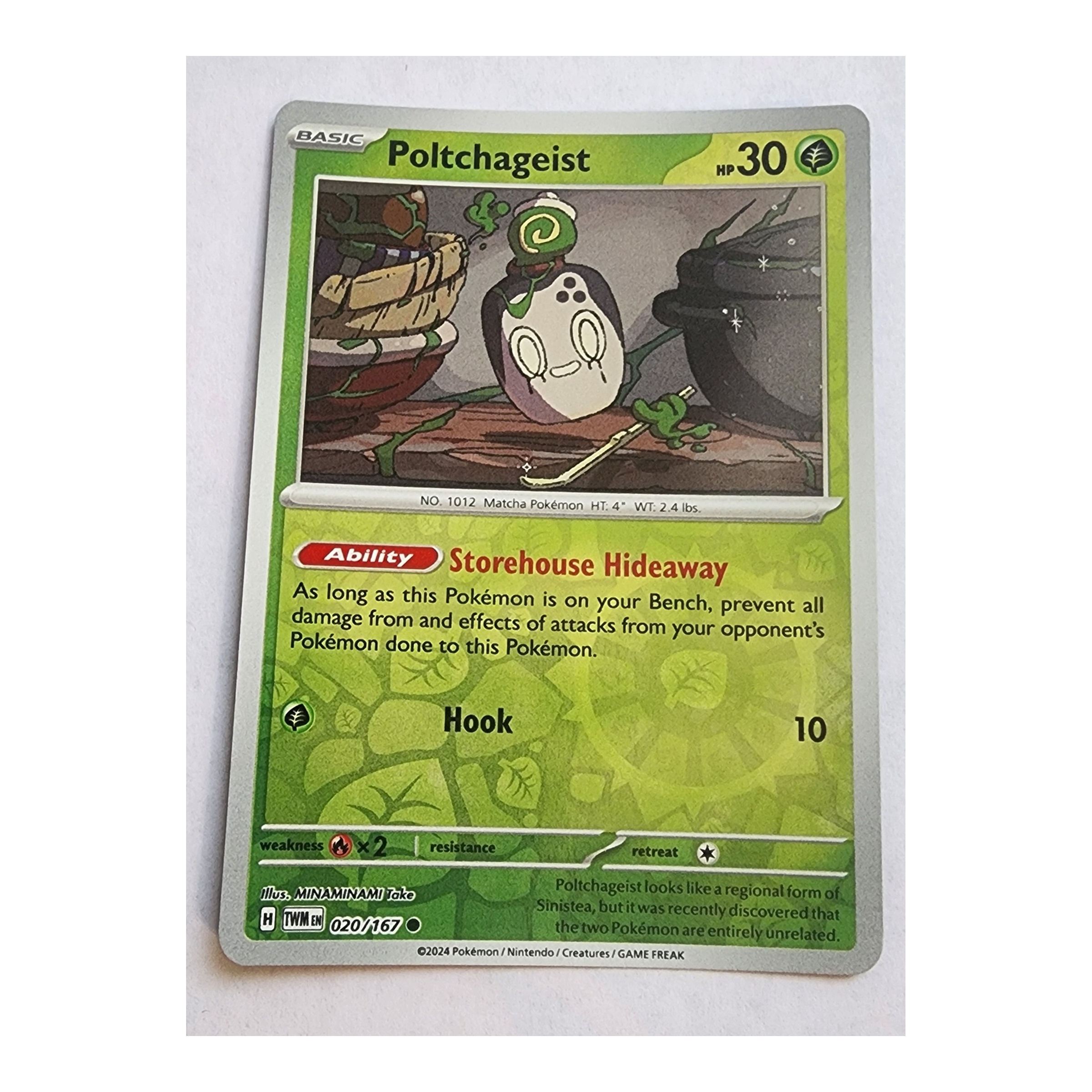 Poltchageist Common SV06: Twilight Masquerade 020/167 NM Reverse Holo