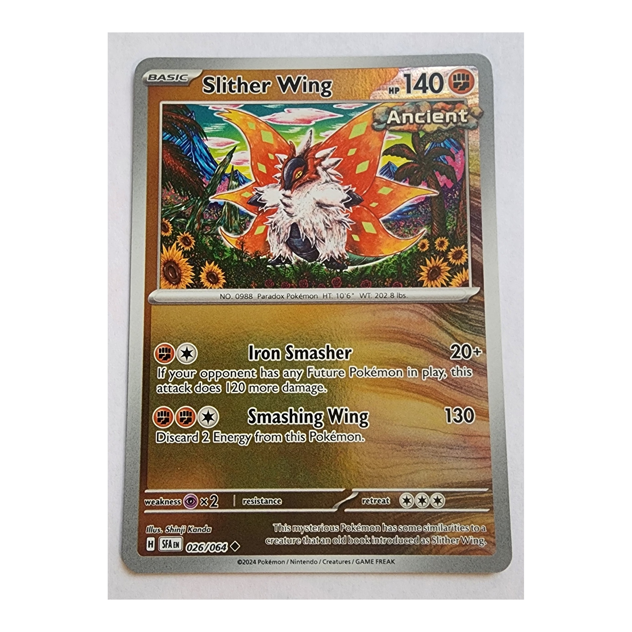 Slither Wing Uncommon SV06.5: Shrouded Fable 026/064 NM Reverse Holo