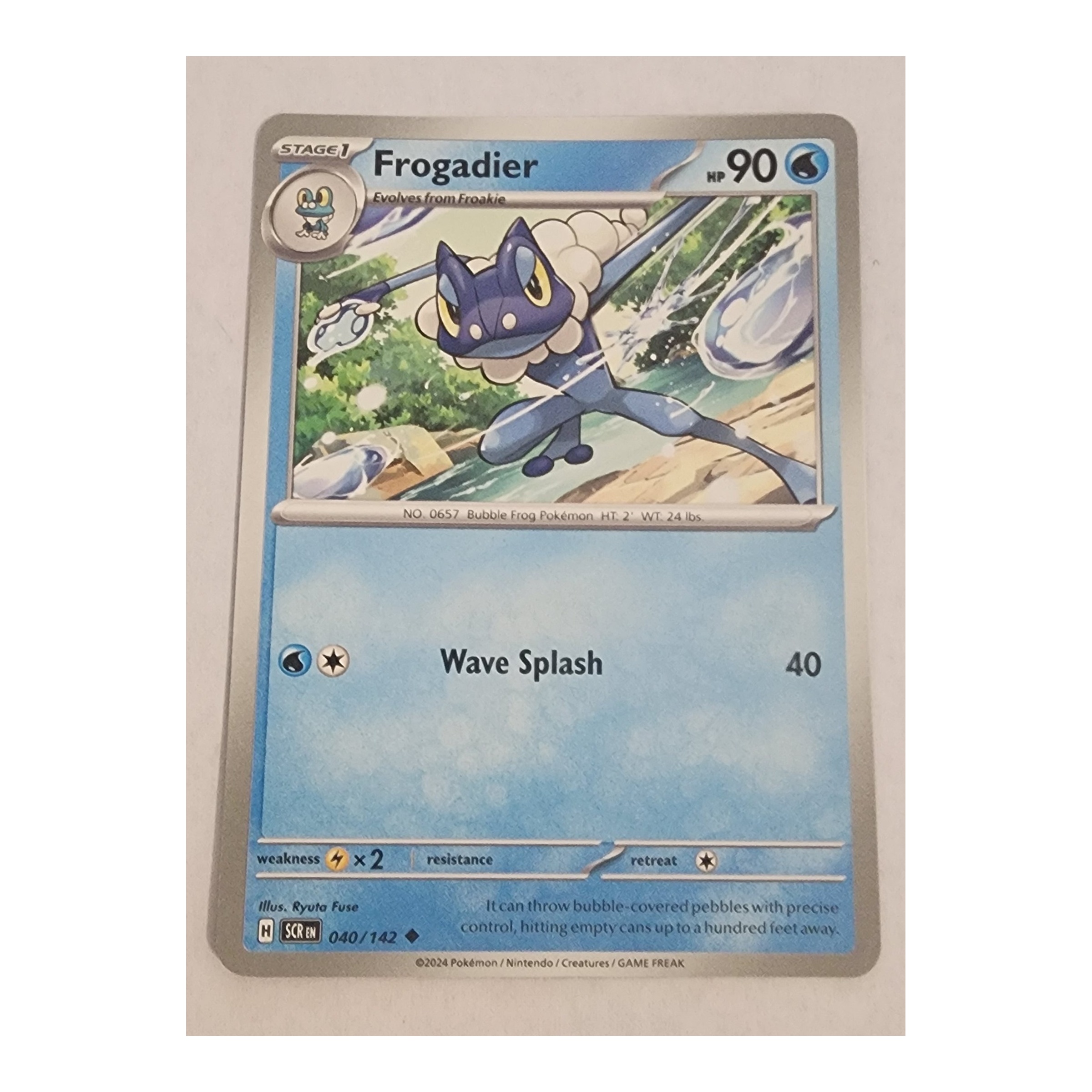 Frogadier Uncommon SV07: Stellar Crown 040/142 NM