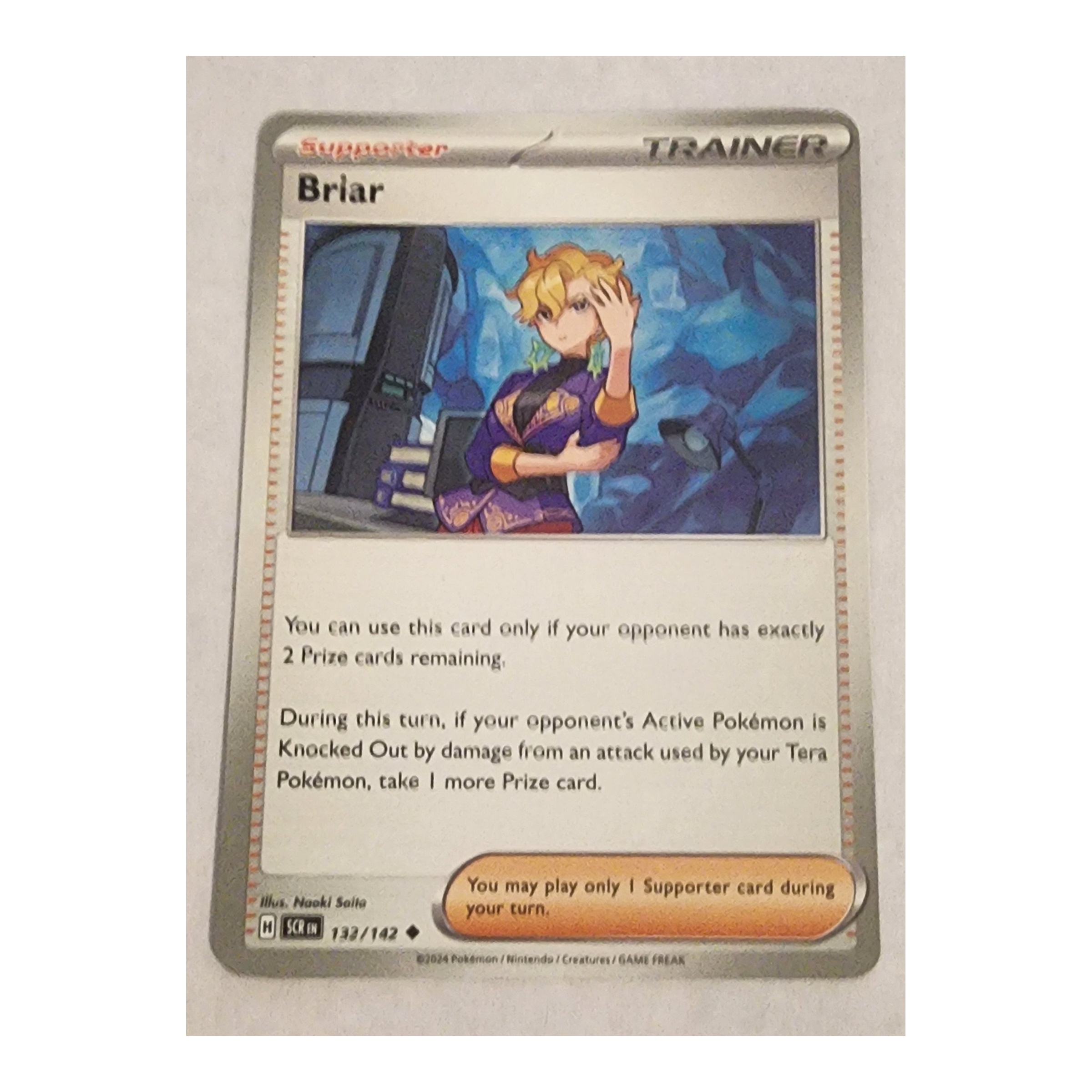 Briar Uncommon SV07: Stellar Crown 132/142 NM