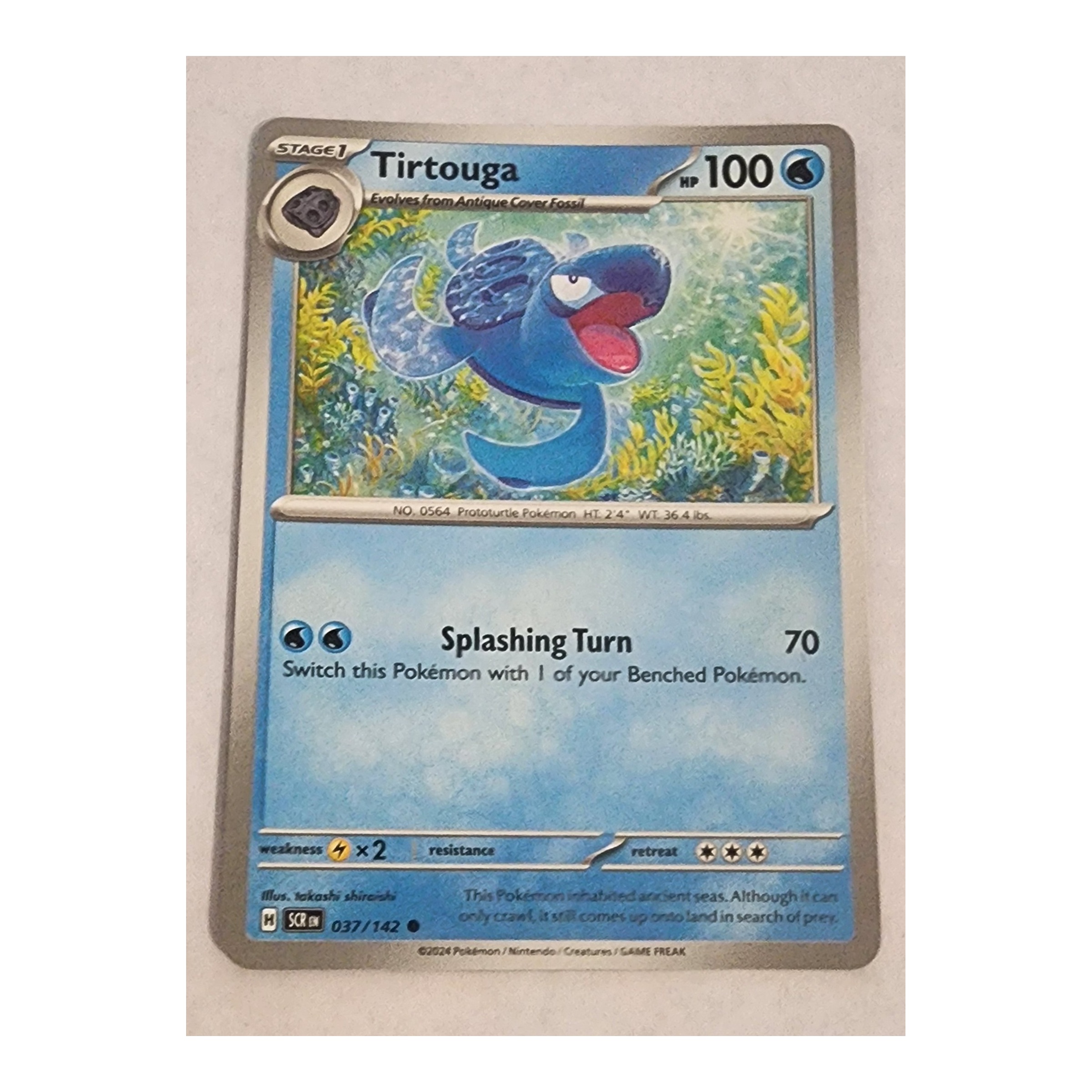 Tirtouga Common SV07: Stellar Crown 037/142 NM
