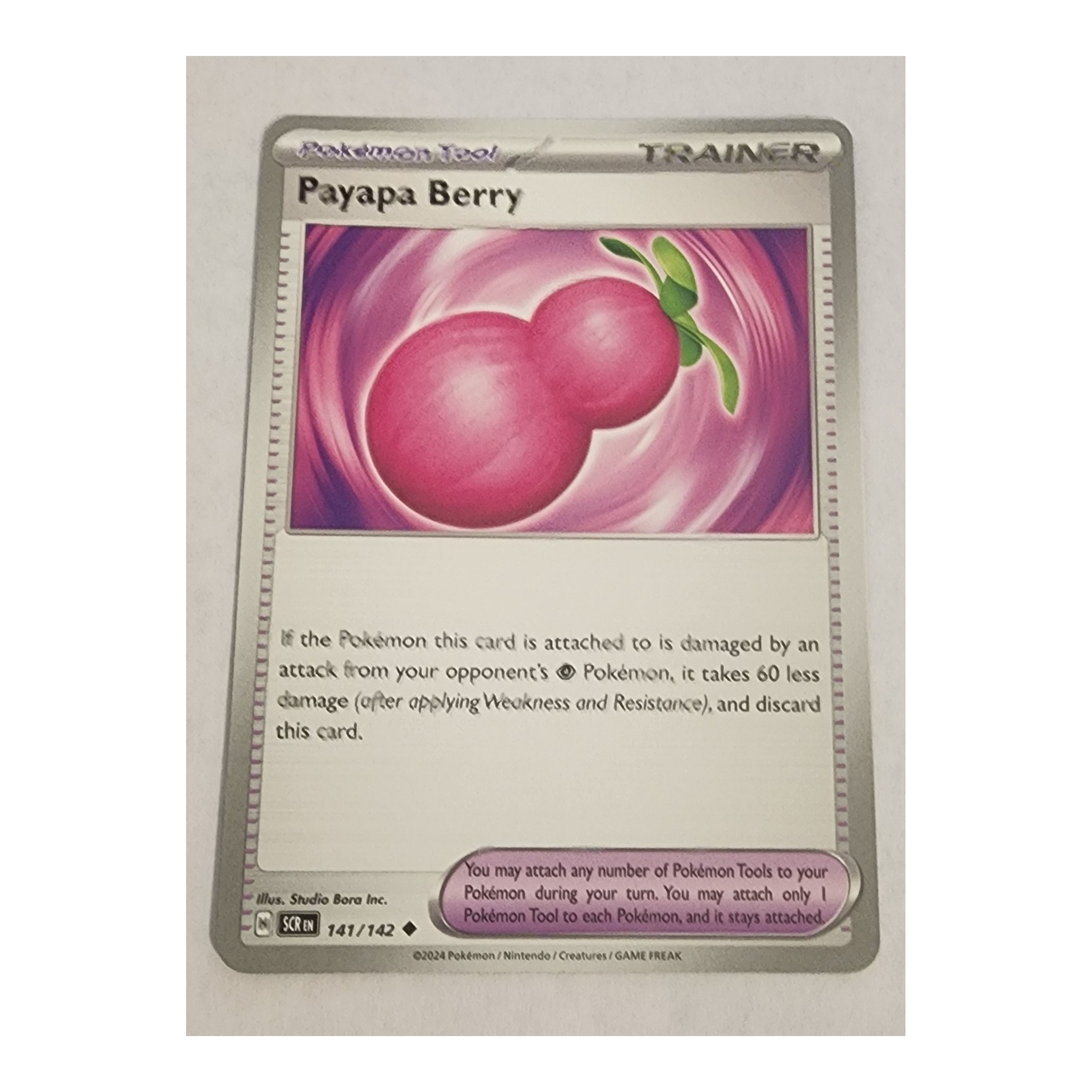 Payapa Berry Uncommon SV07: Stellar Crown 141/142 NM