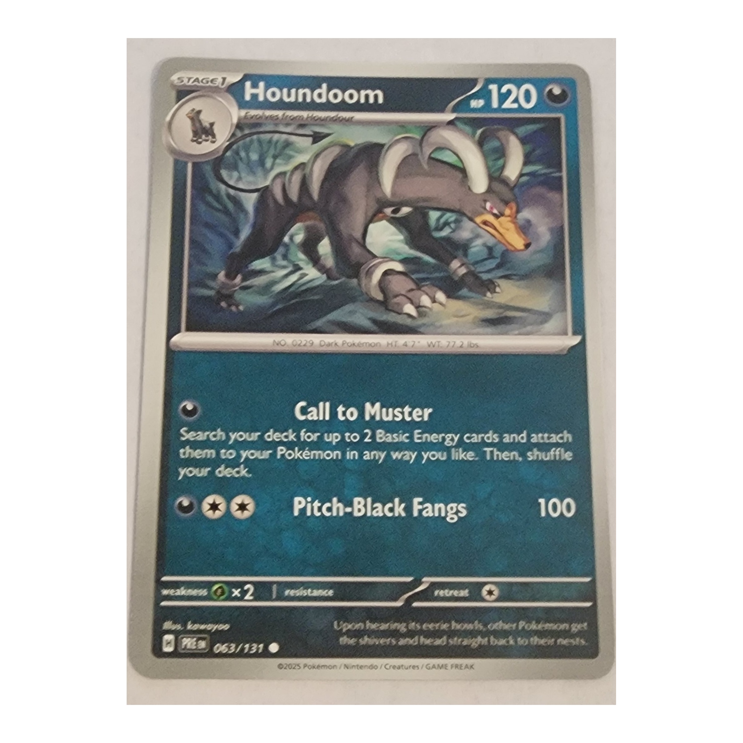 Houndoom Common SV08.5: Prismatic Evolutions 063/131 NM