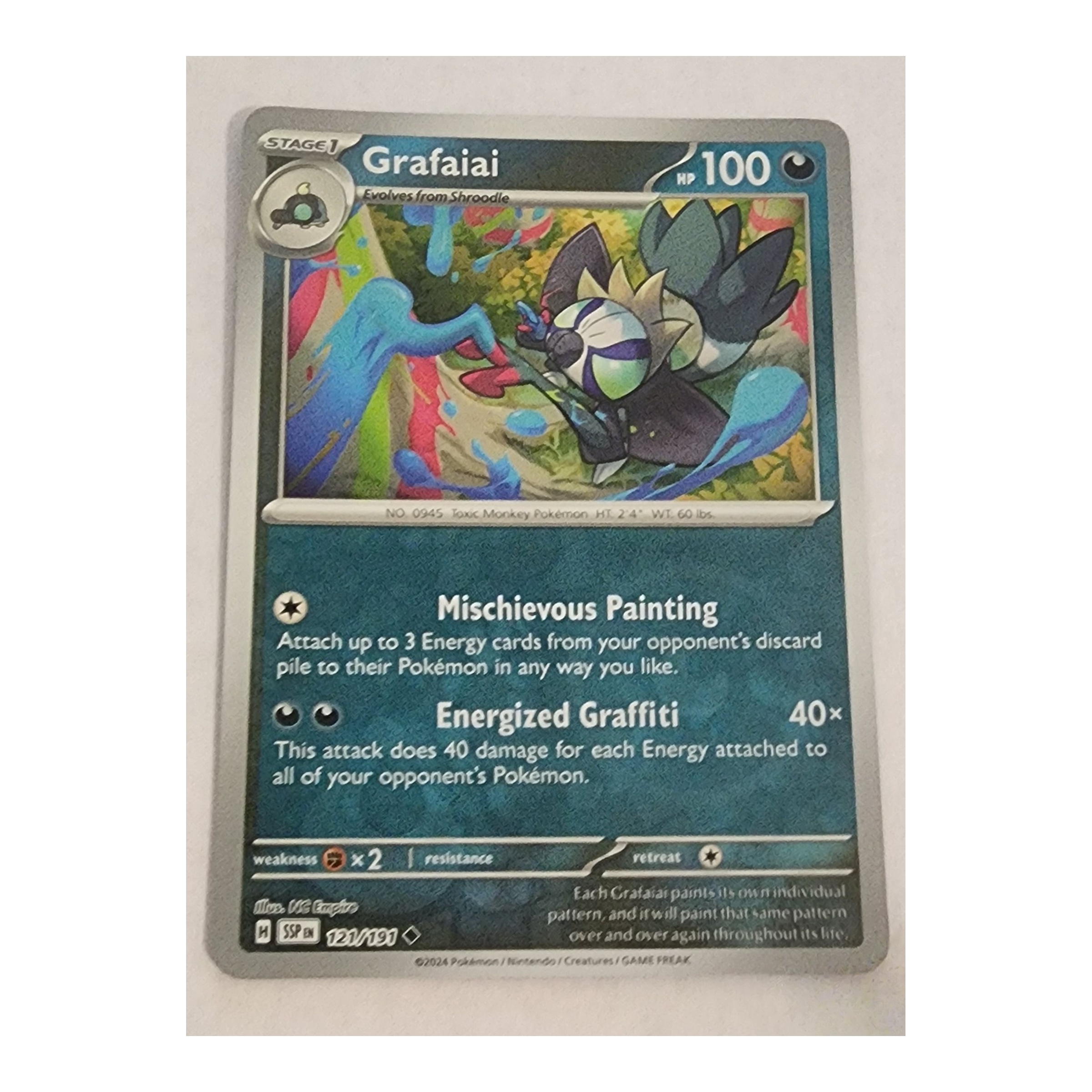 Grafaiai Uncommon SV08: Surging Sparks 121/191 NM