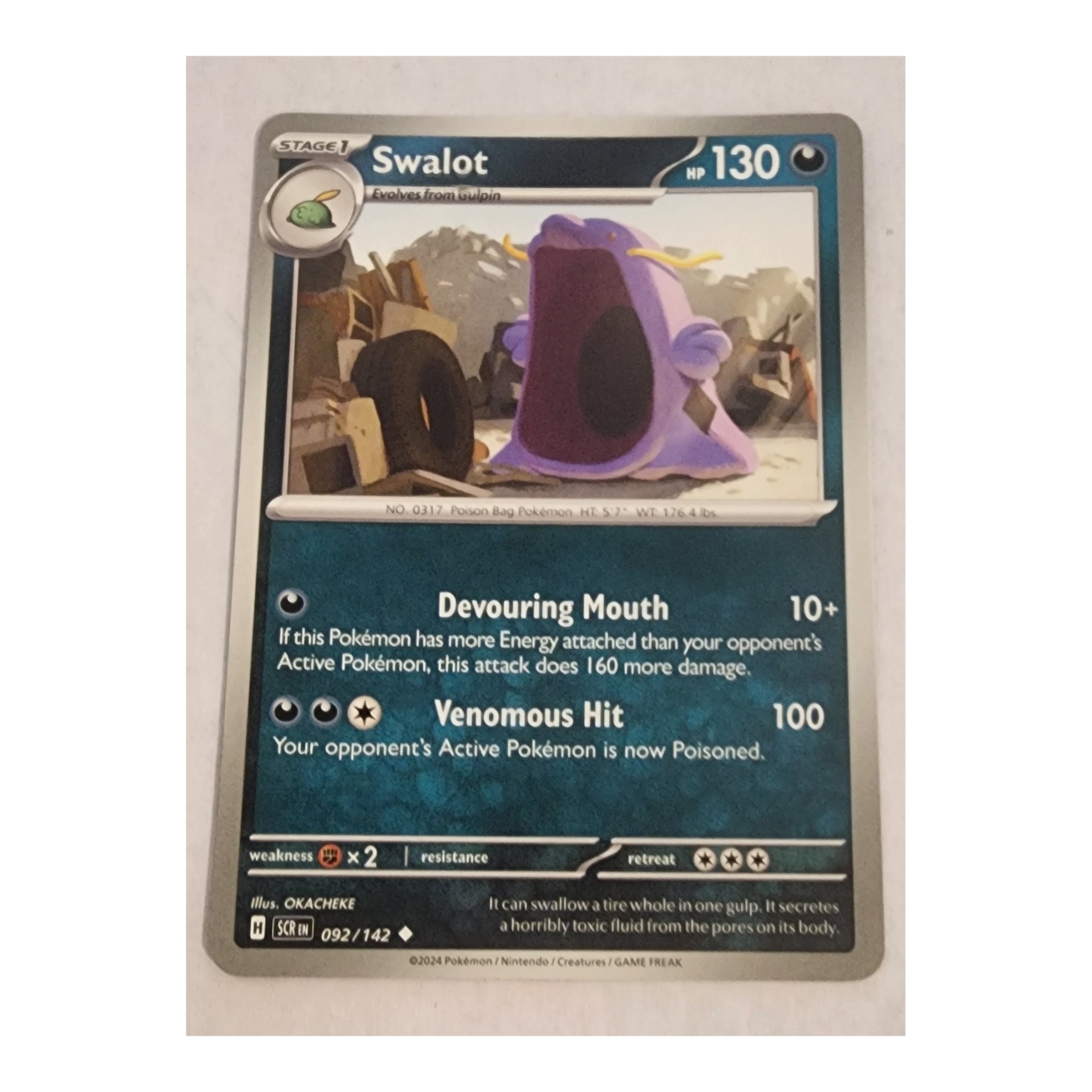 Swalot Uncommon SV07: Stellar Crown 092/142 NM
