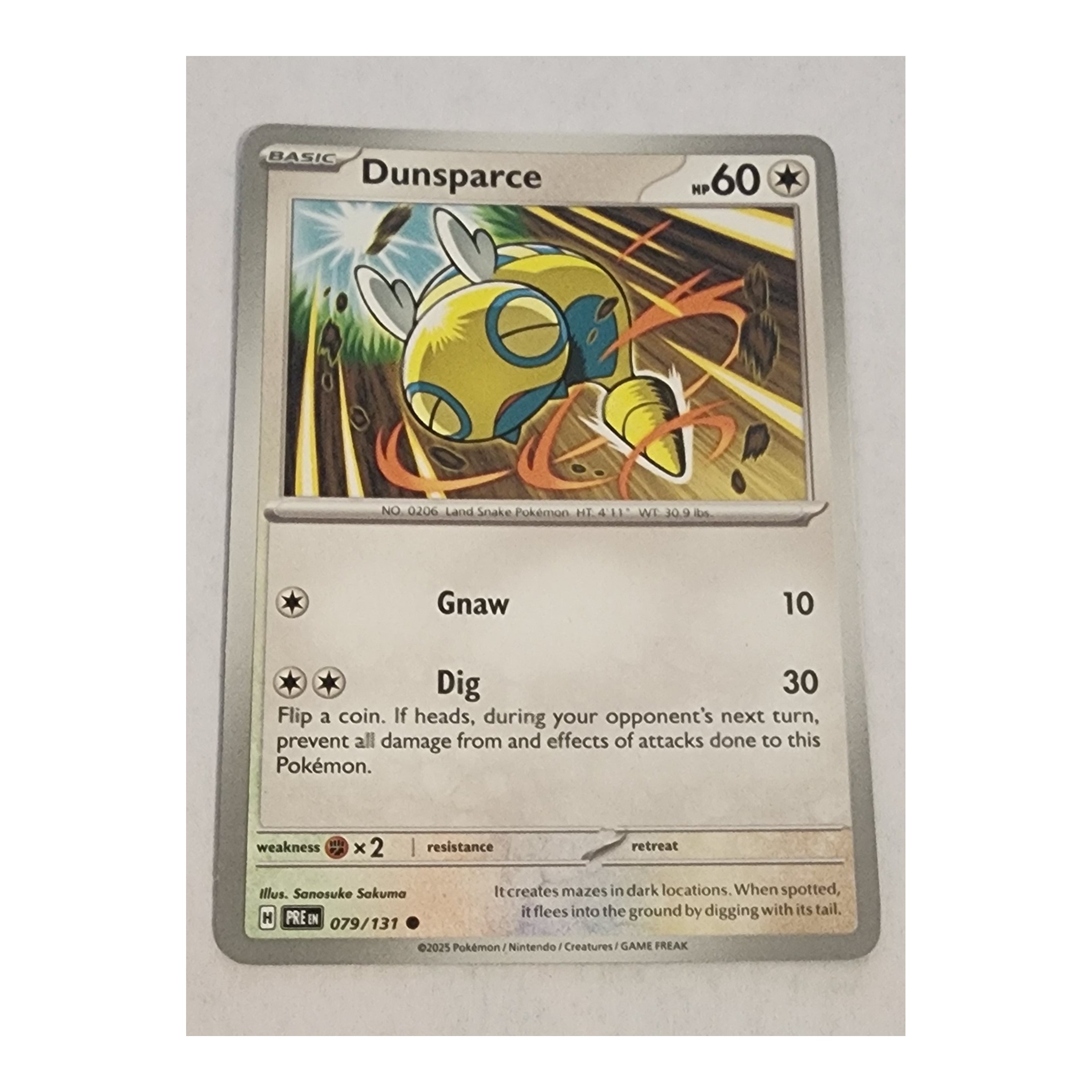 Dunsparce Common SV08.5: Prismatic Evolutions 079/131 NM
