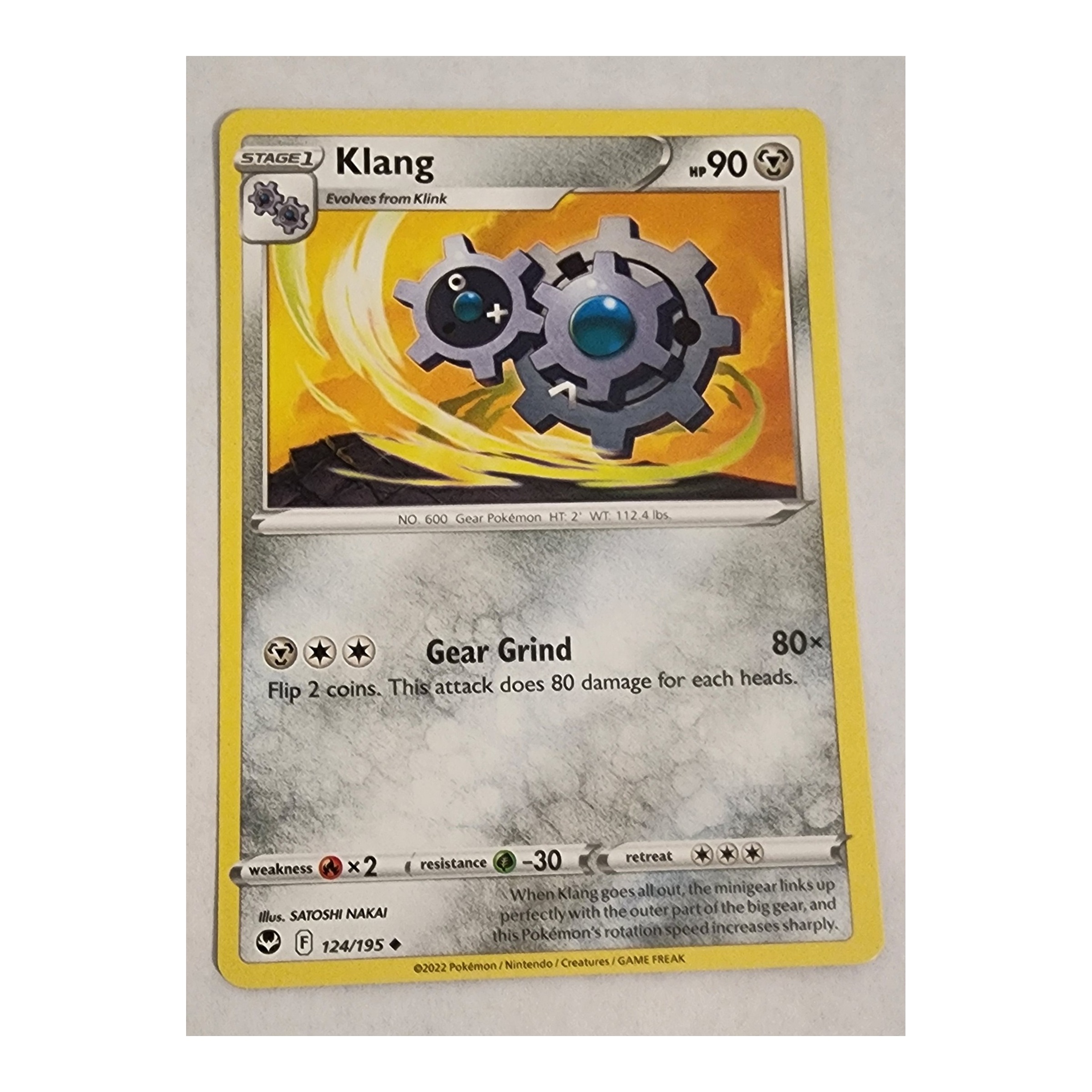 Klang Uncommon SWSH12: Silver Tempest 124/195 NM
