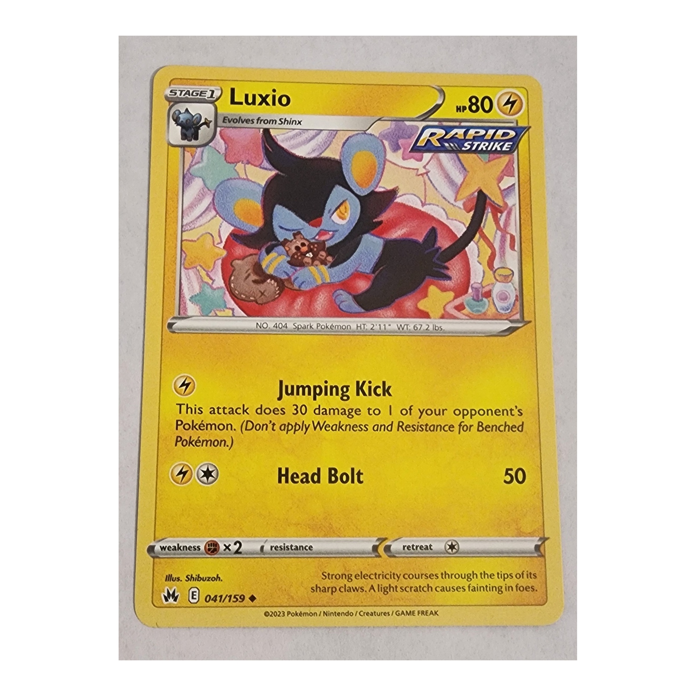 Luxio Uncommon SWSH12.5: Crown Zenith 041/159 NM