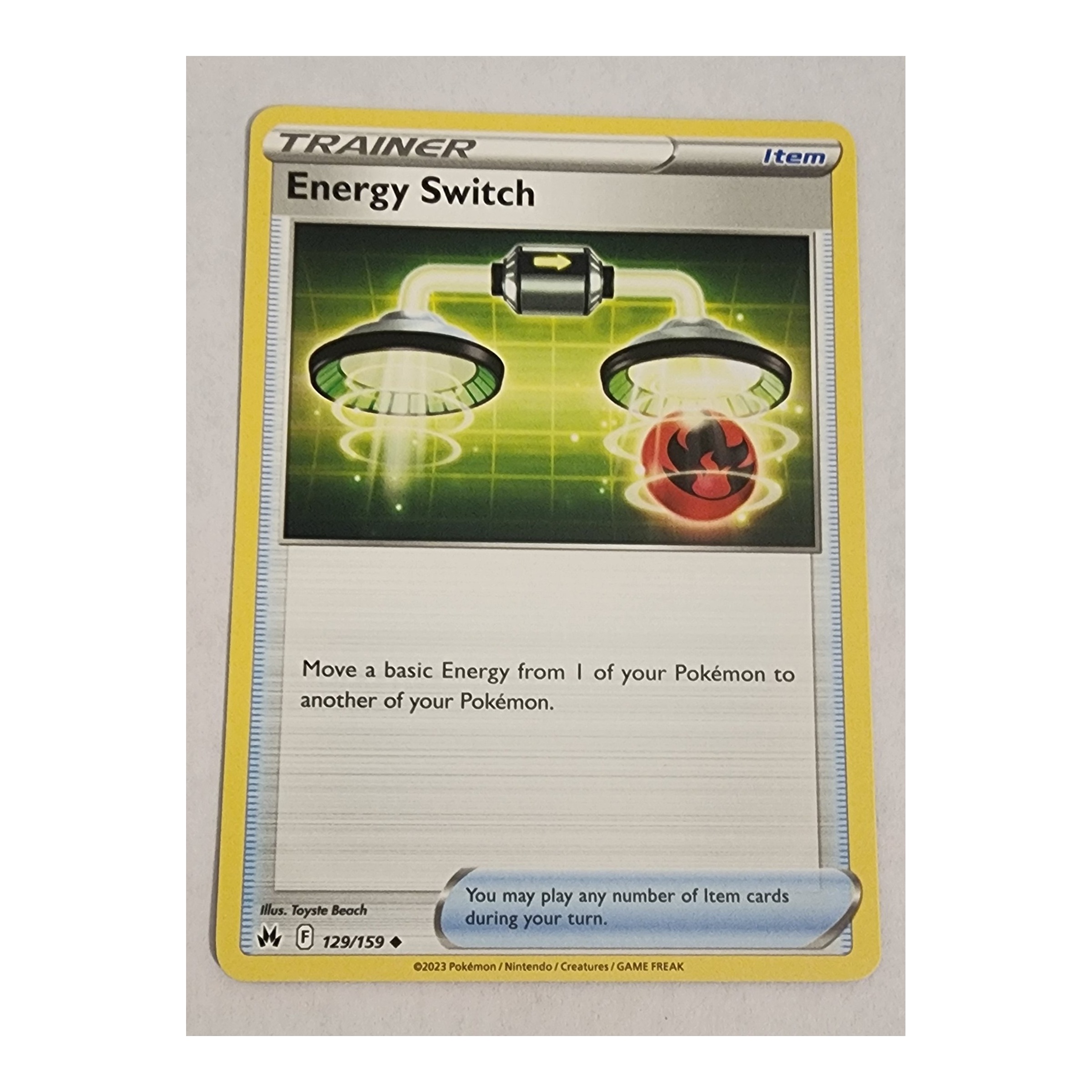 Energy Switch Uncommon SWSH12.5: Crown Zenith 129/159 NM