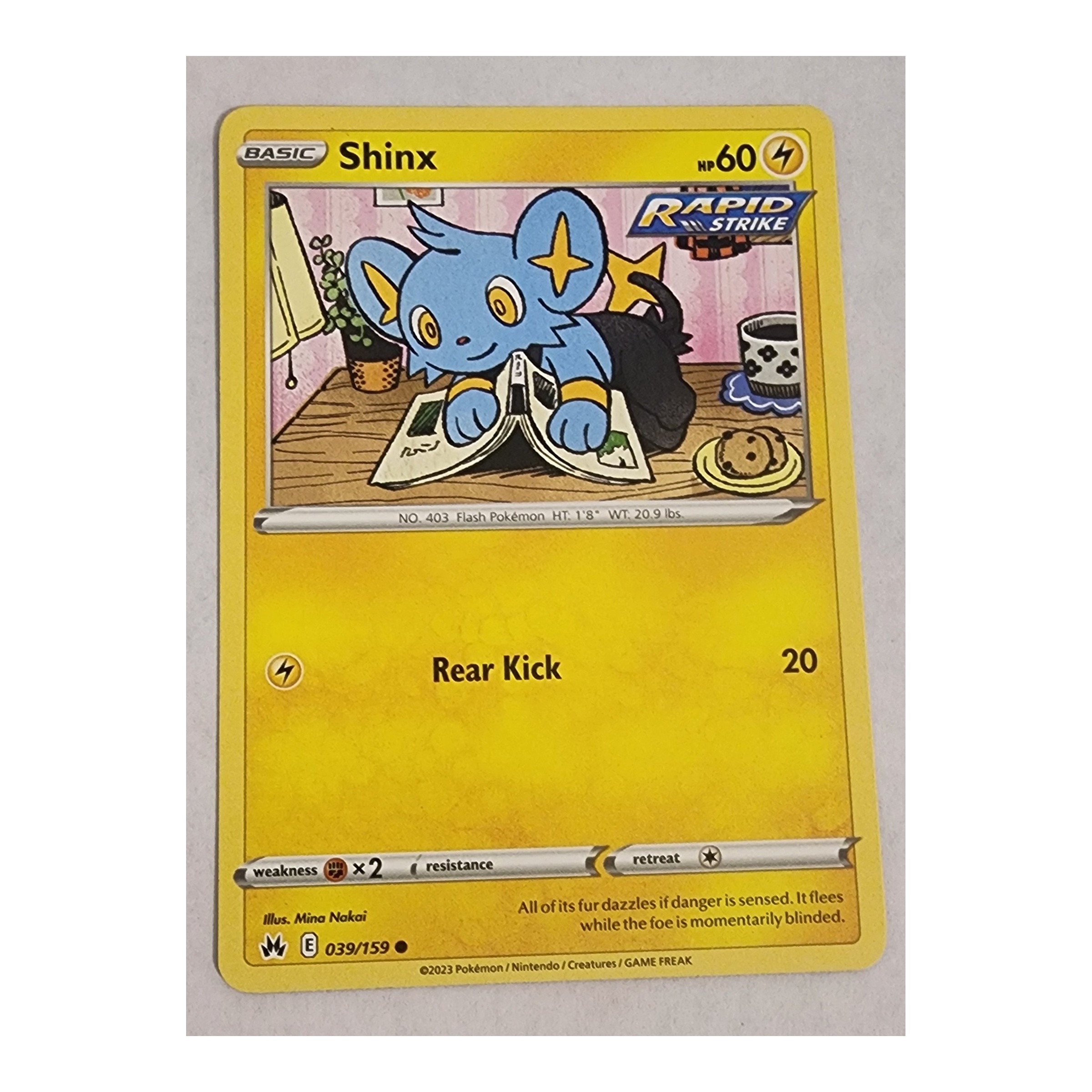 Shinx Common SWSH12.5: Crown Zenith 039/159 NM