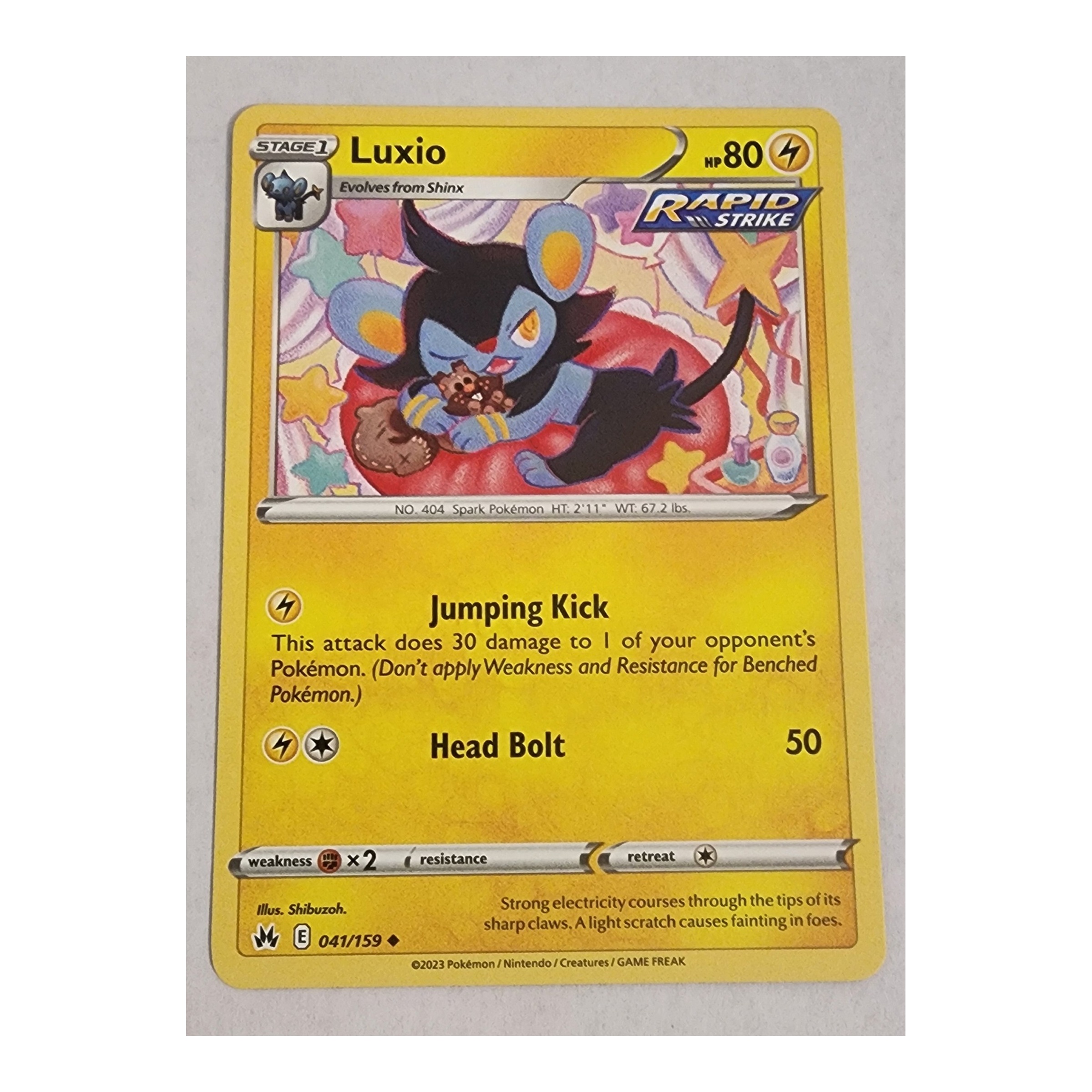 Luxio Uncommon SWSH12.5: Crown Zenith 041/159 NM