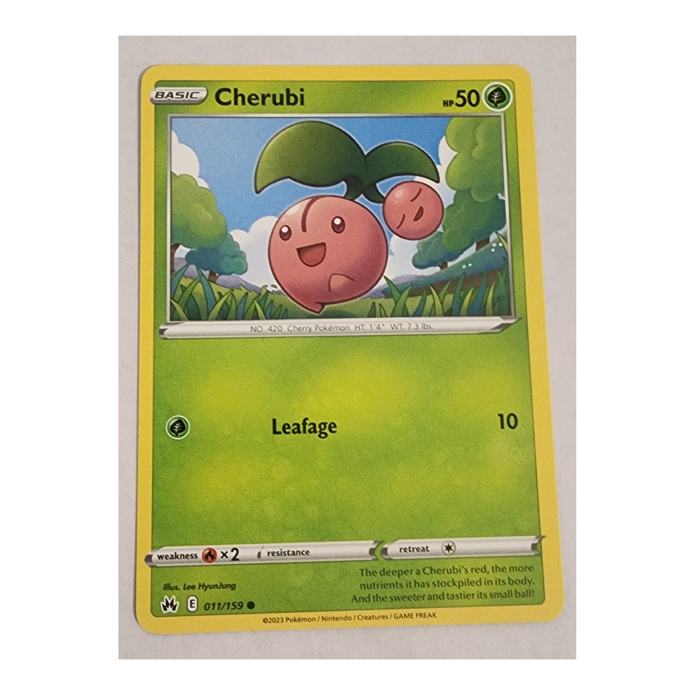 Cherubi Common SWSH12.5: Crown Zenith 011/159 NM