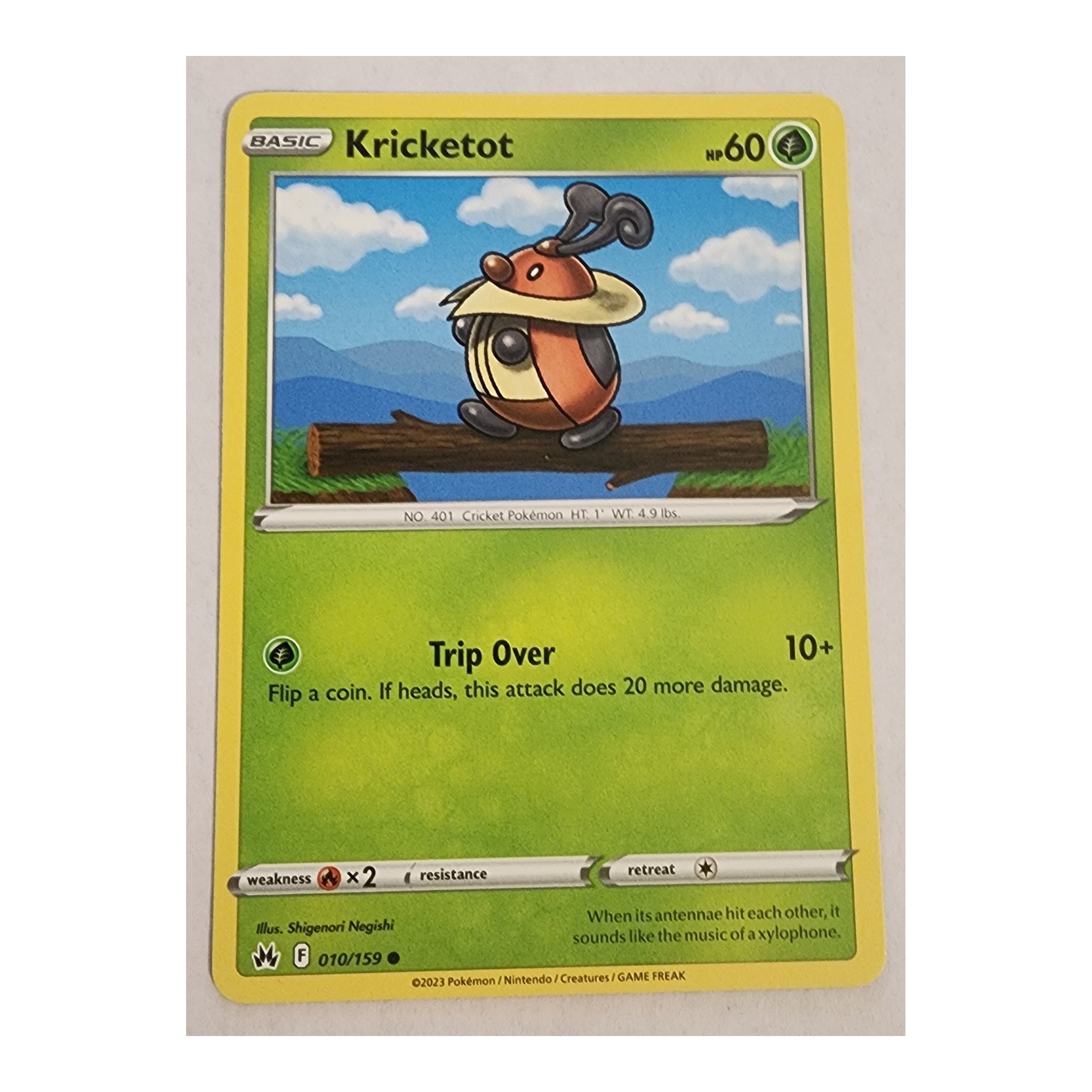 Kricketot Common SWSH12.5: Crown Zenith 010/159 NM