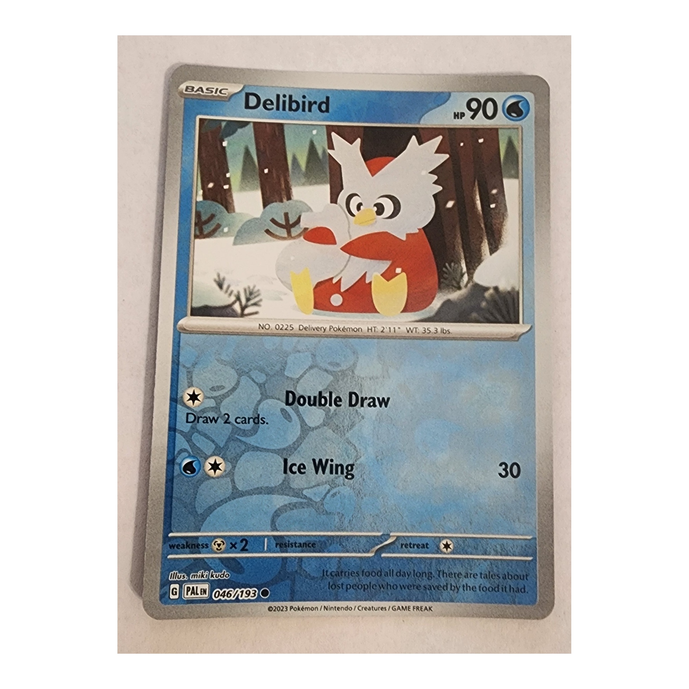 Delibird Common SV02: Paldea Evolved 046/193 NM Reverse Holo