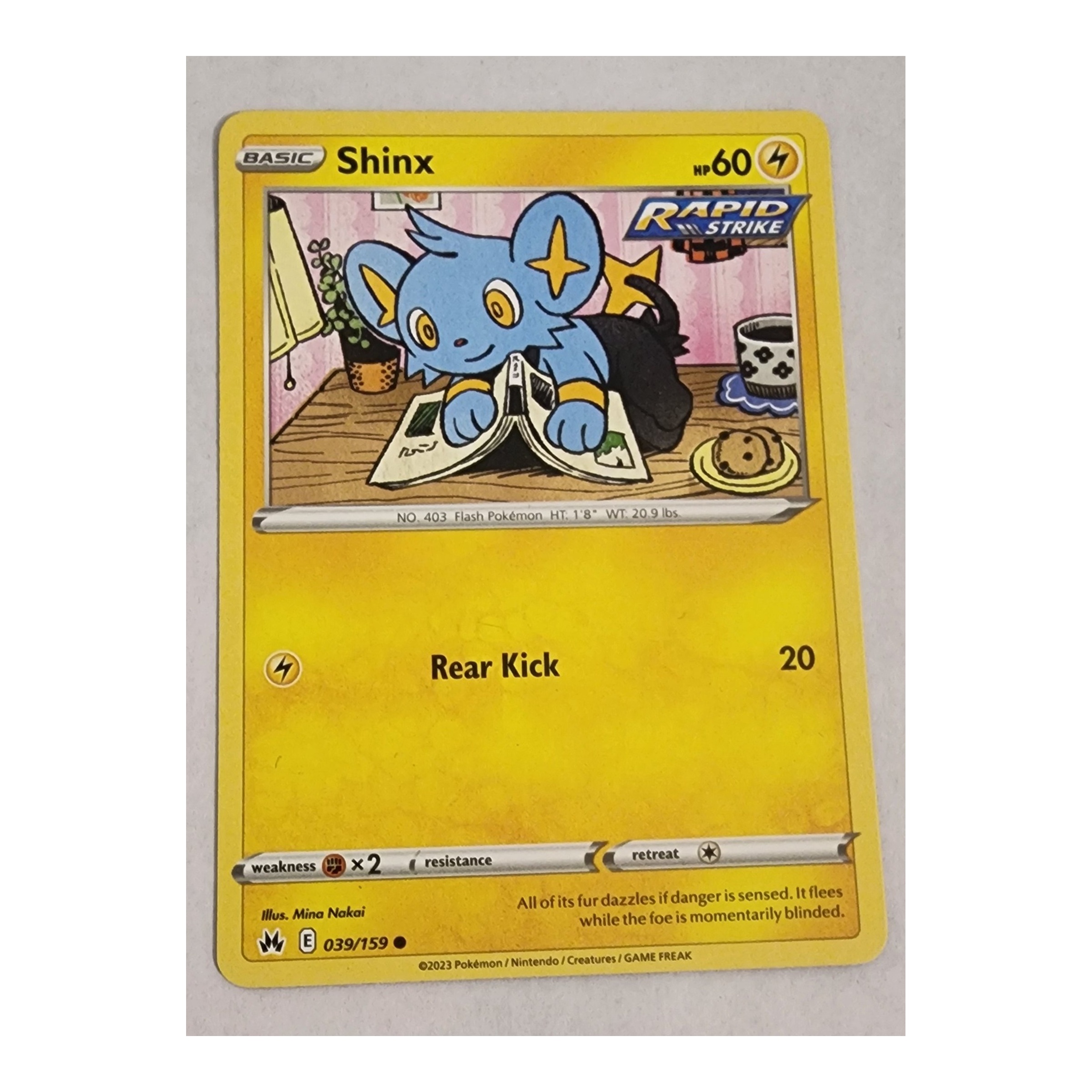 Shinx Common SWSH12.5: Crown Zenith 039/159 NM