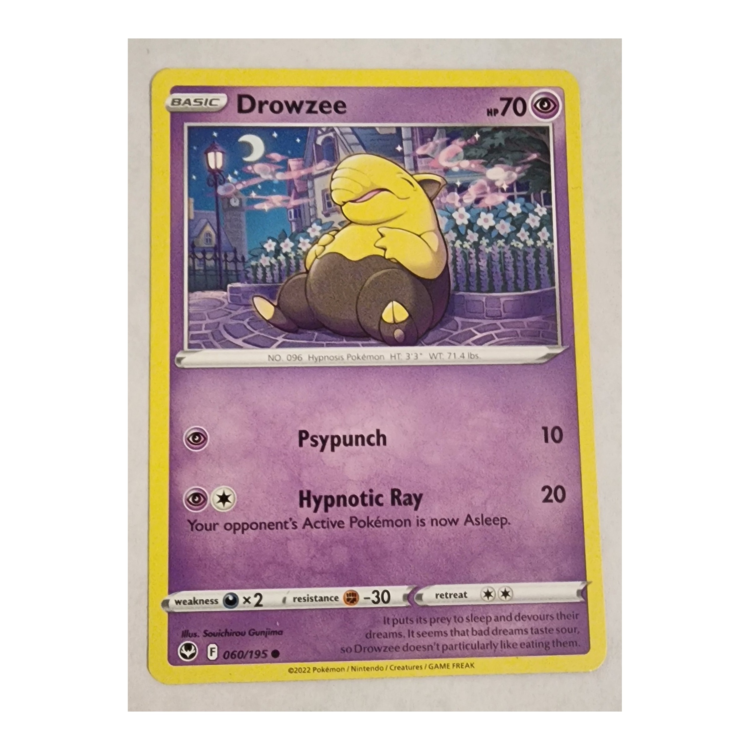 Drowzee Common SWSH12: Silver Tempest 060/195 NM