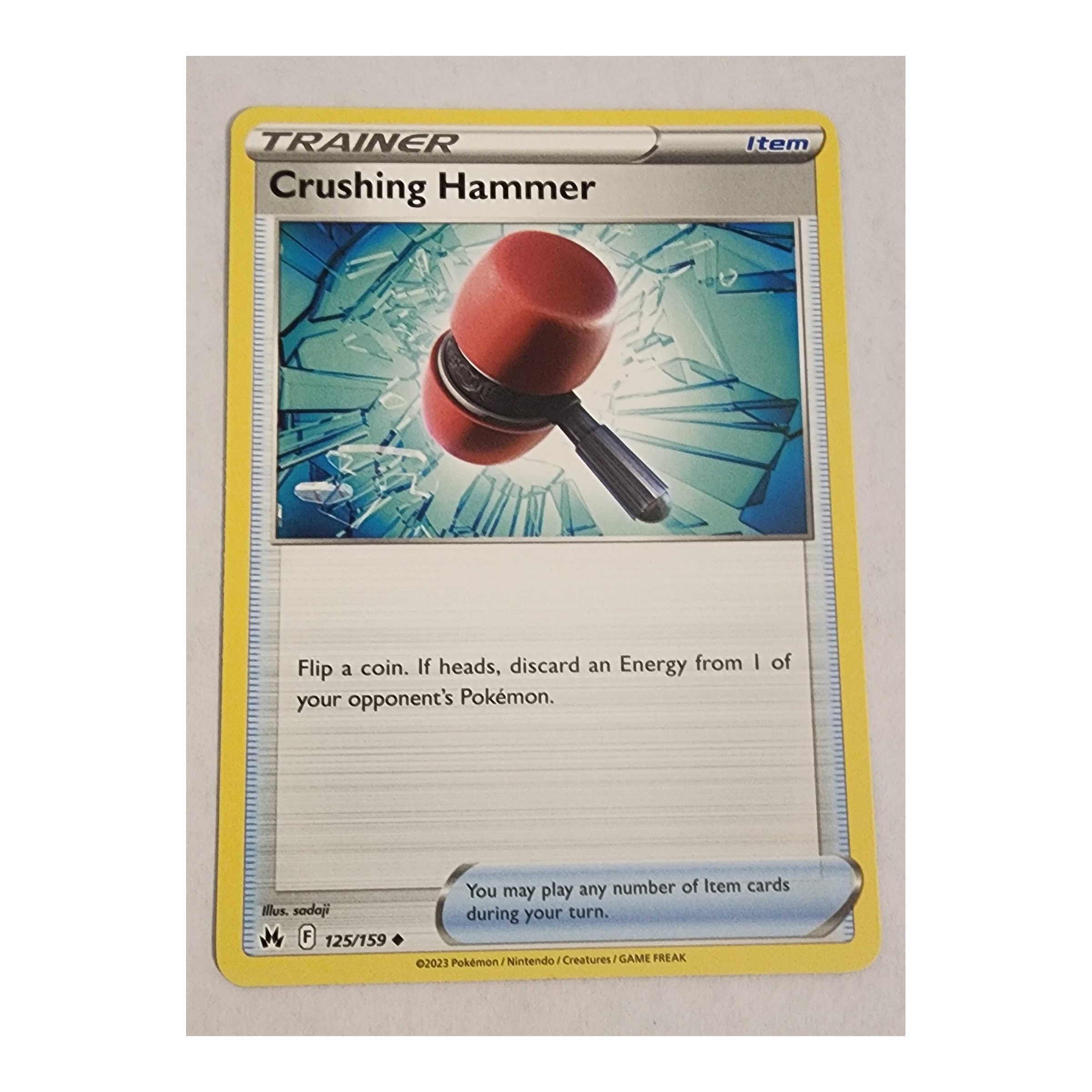 Crushing Hammer Uncommon SWSH12.5: Crown Zenith 125/159 NM