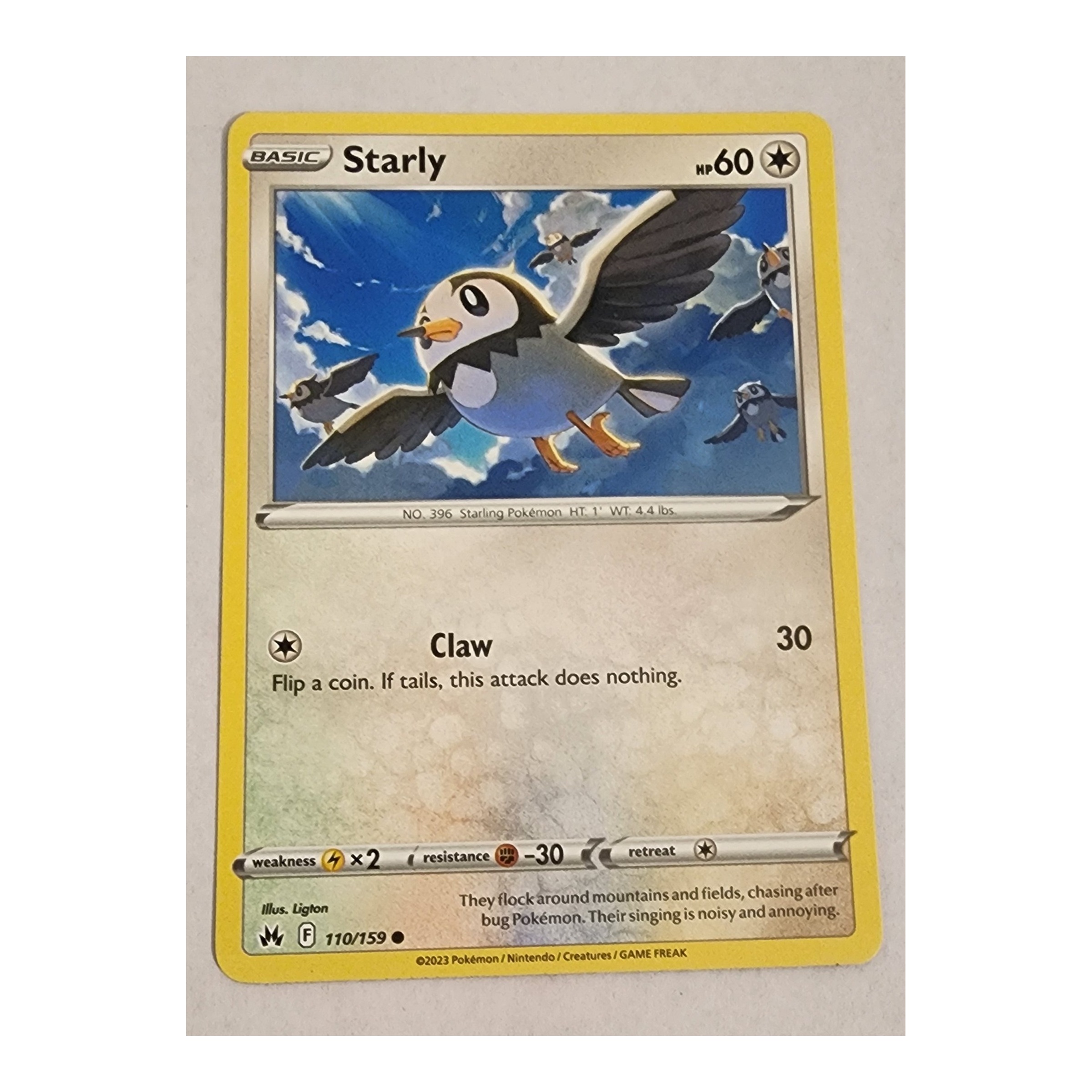 Starly Common SWSH12.5: Crown Zenith 110/159 NM