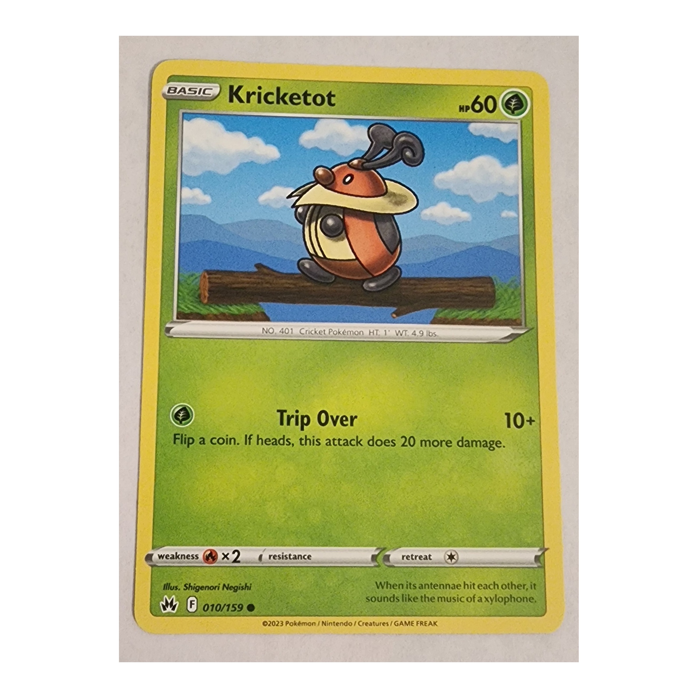 Kricketot Common SWSH12.5: Crown Zenith 010/159 NM