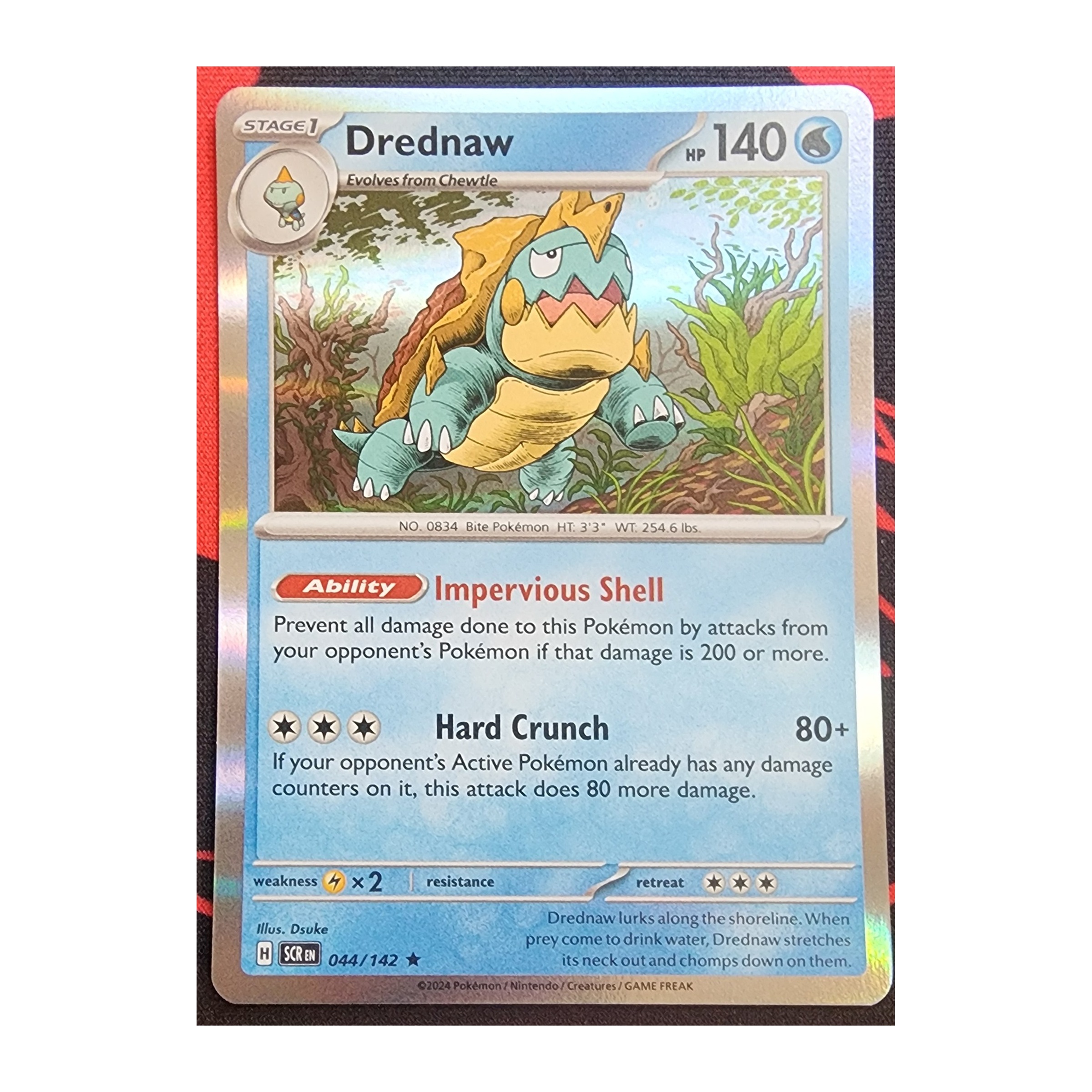 Drednaw Rare SV07: Stellar Crown 044/142 NM Holo
