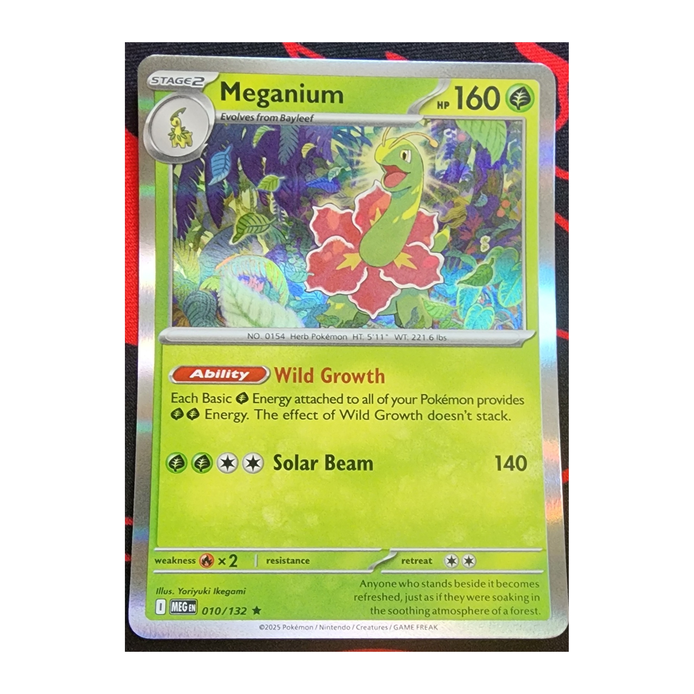 Meganium Rare ME01: Mega Evolution 010/132 NM