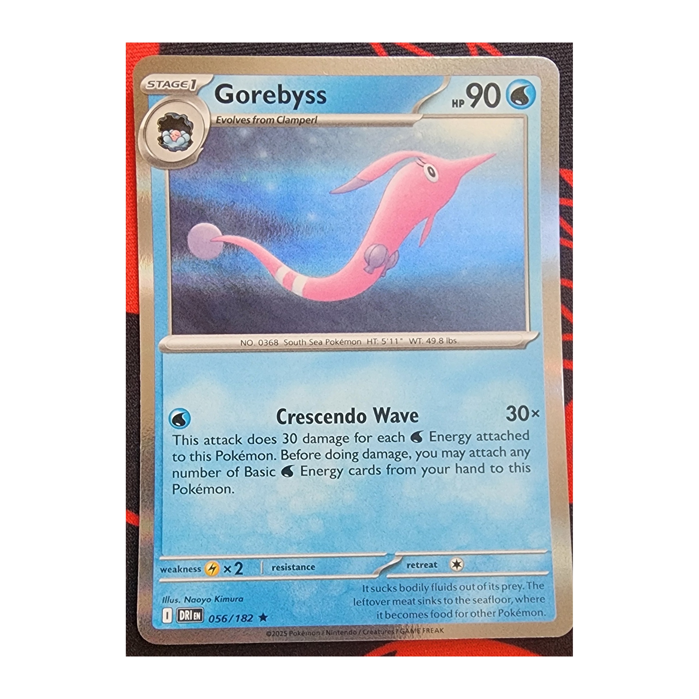 Gorebyss Rare SV10: Destined Rivals 056/182 NM Holo