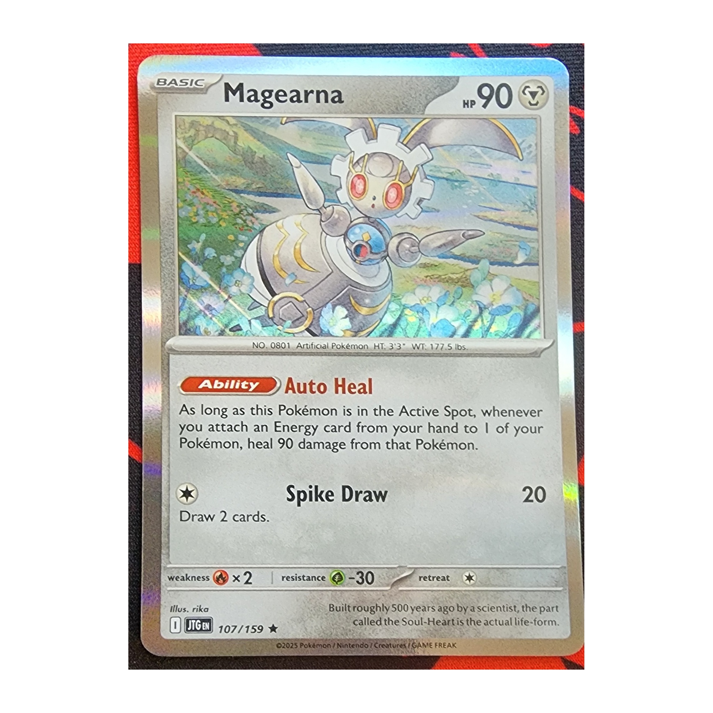 Magearna Rare SV09: Journey Together 107/159 NM Holo