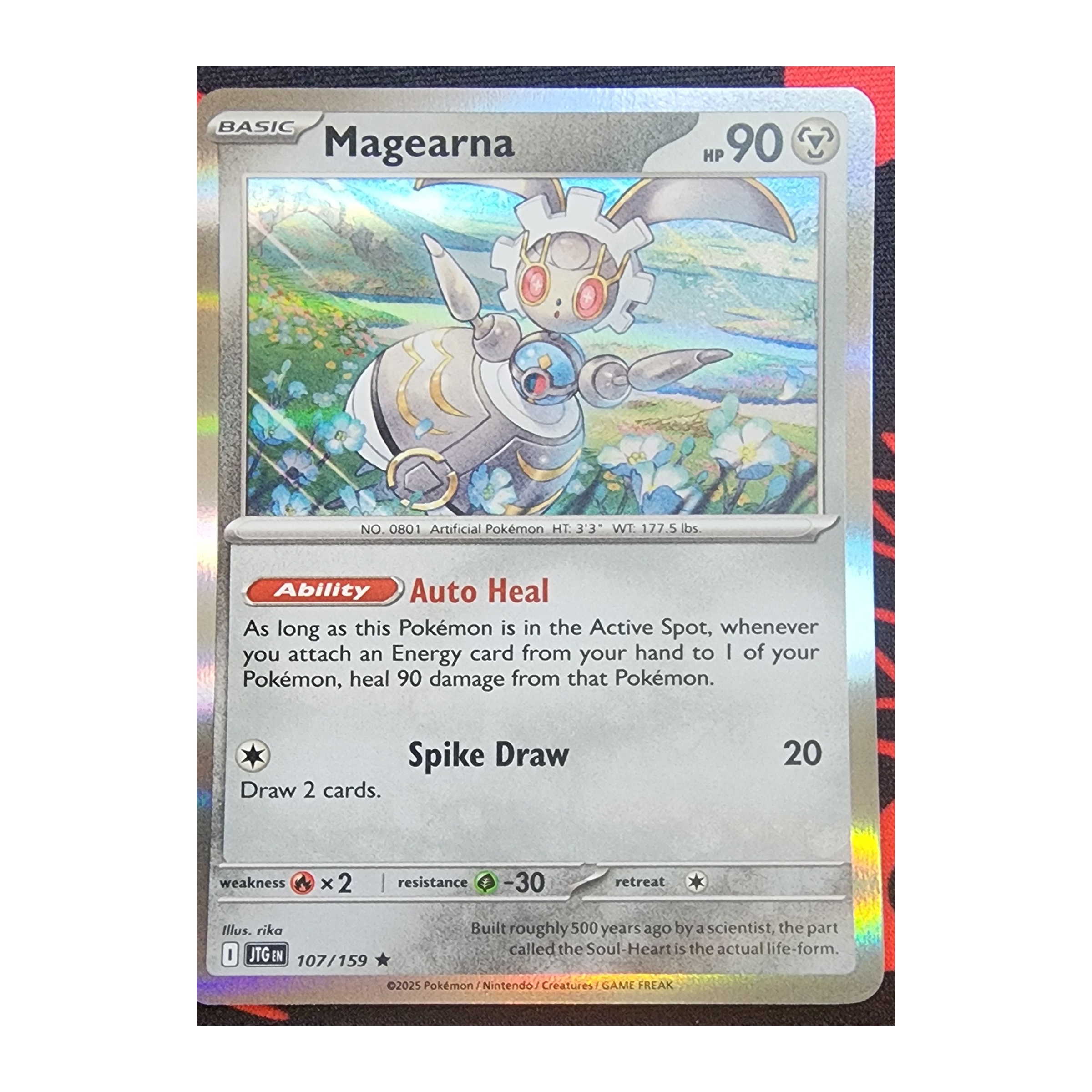 Magearna Rare SV09: Journey Together 107/159 NM Holo