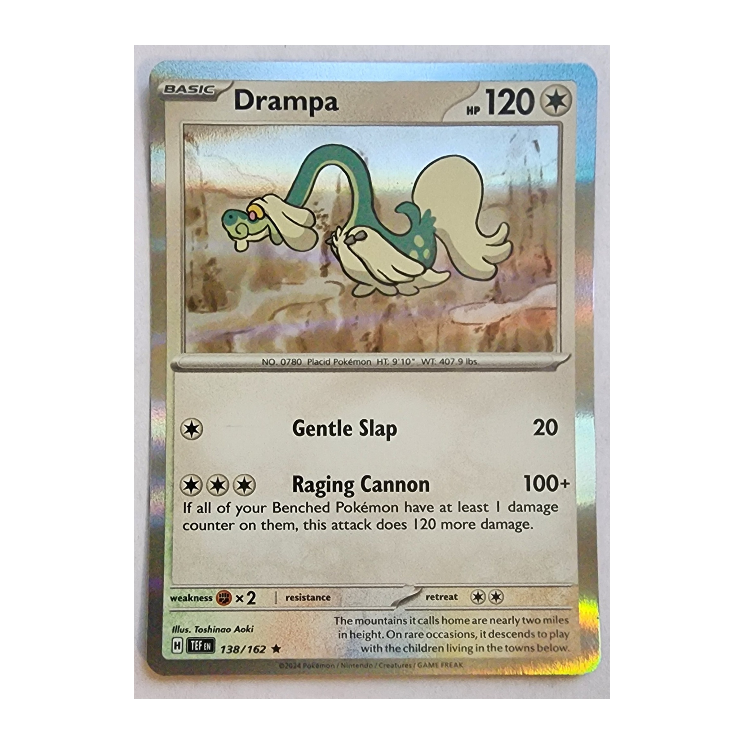 Drampa Rare SV05: Temporal Forces 138/162 NM Holo